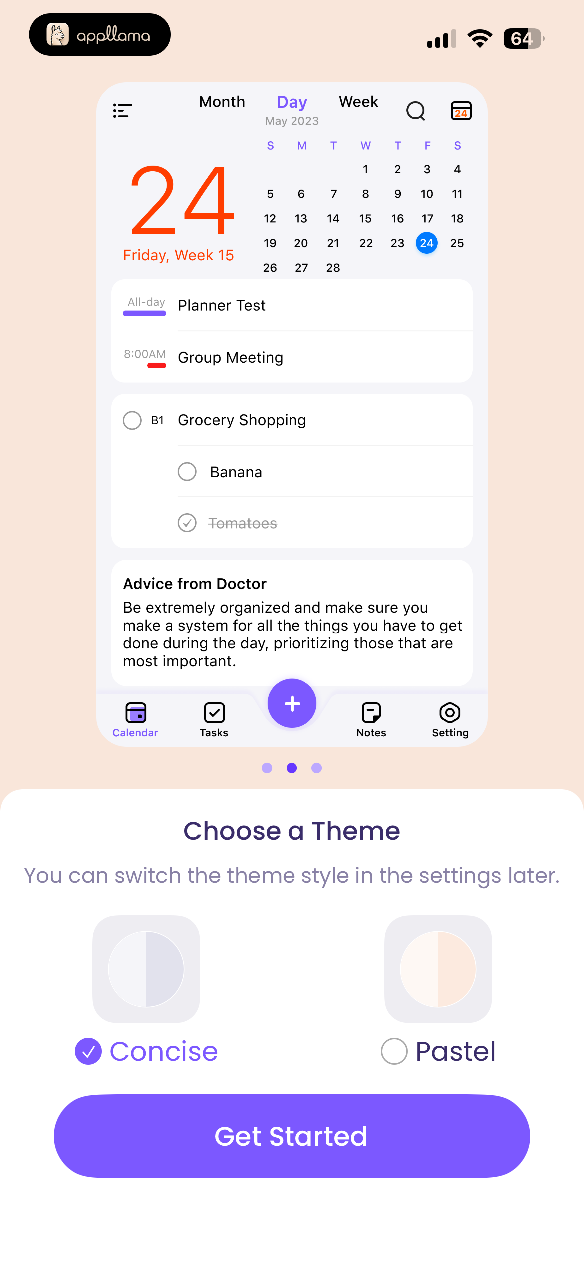 Theme Selection