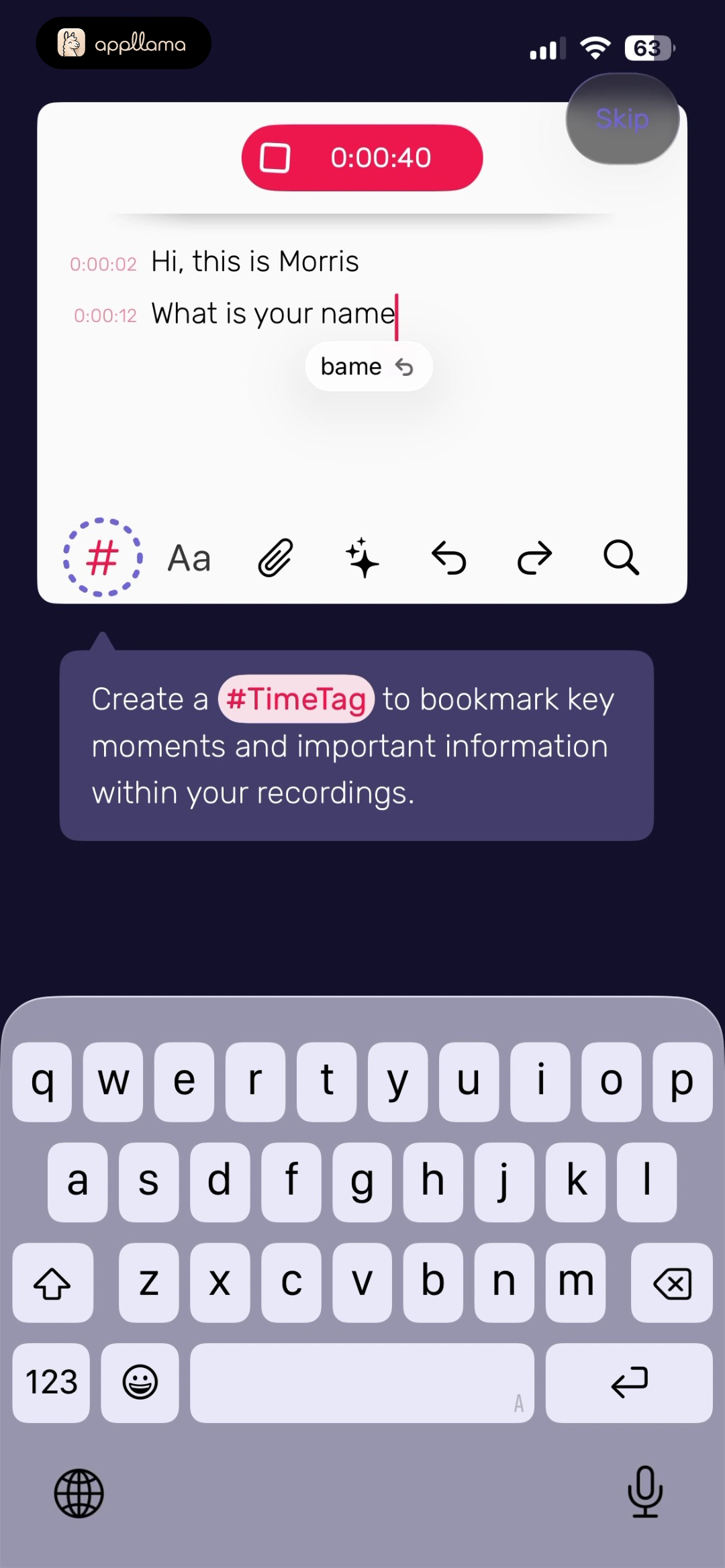 TimeTag Tutorial