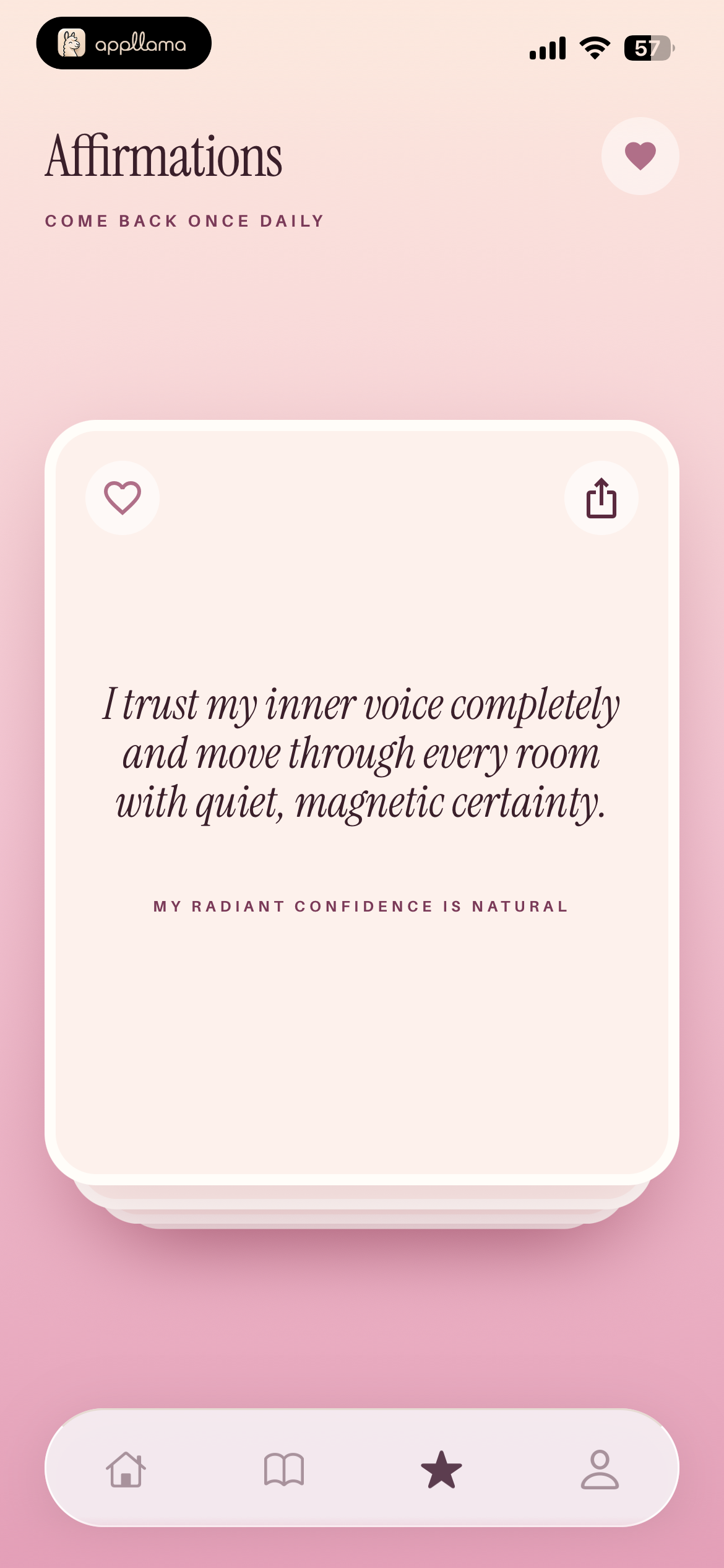 Affirmation Card