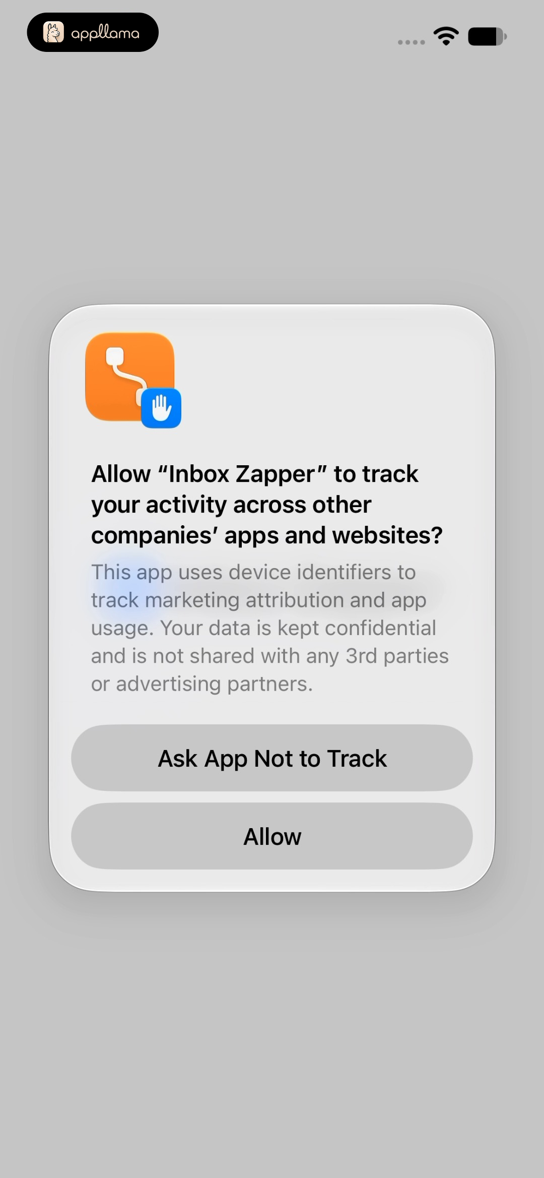 App Tracking Permission
