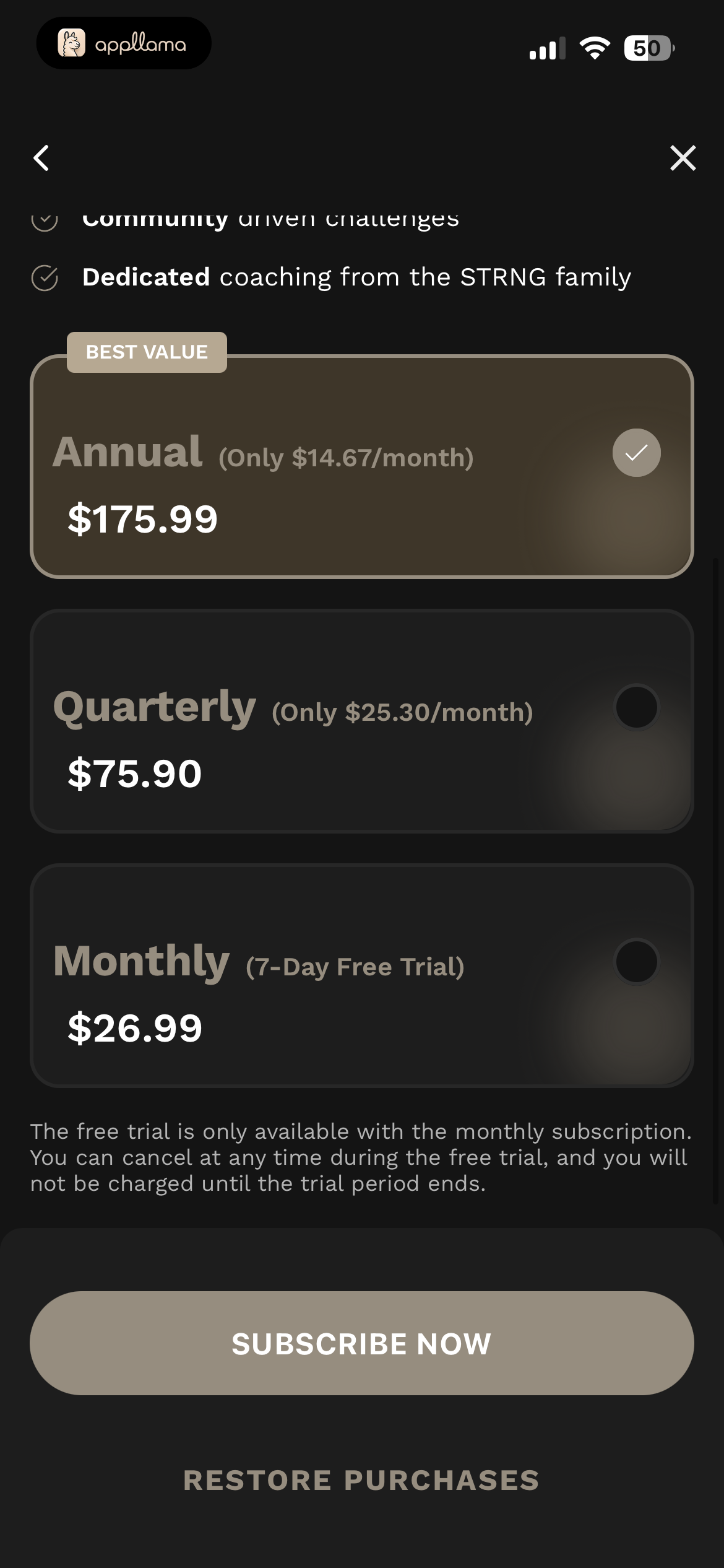 Subscription Plans
