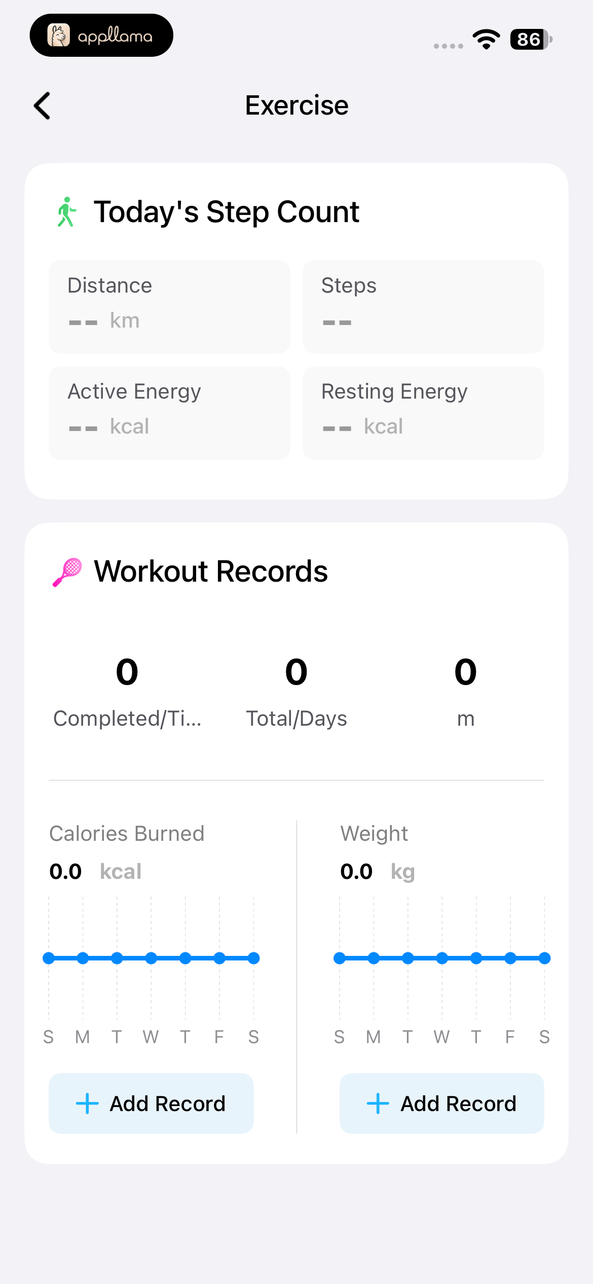Exercise Statistics
