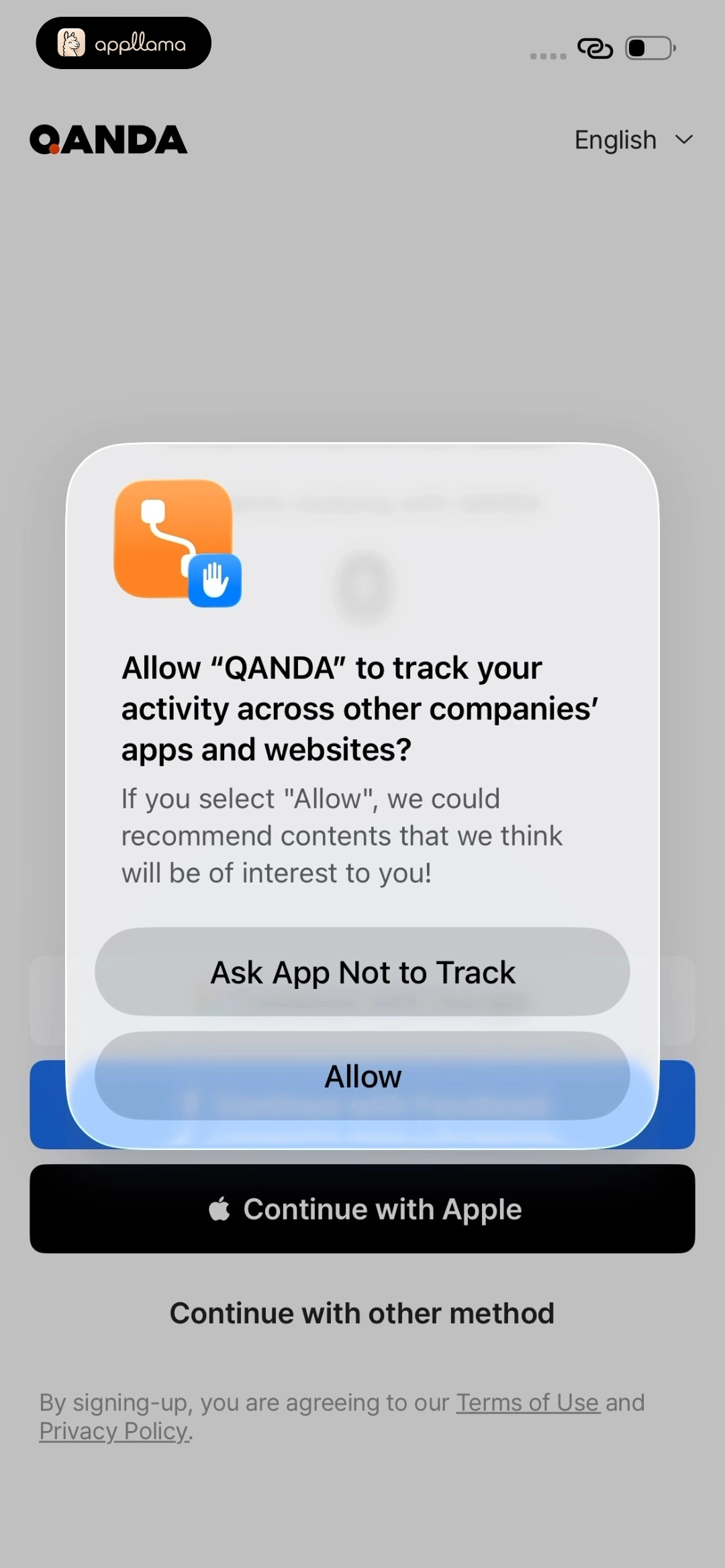 Tracking Permission