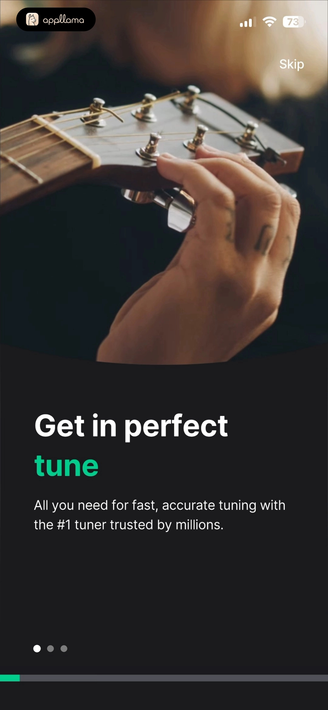 Onboarding Feature Slide