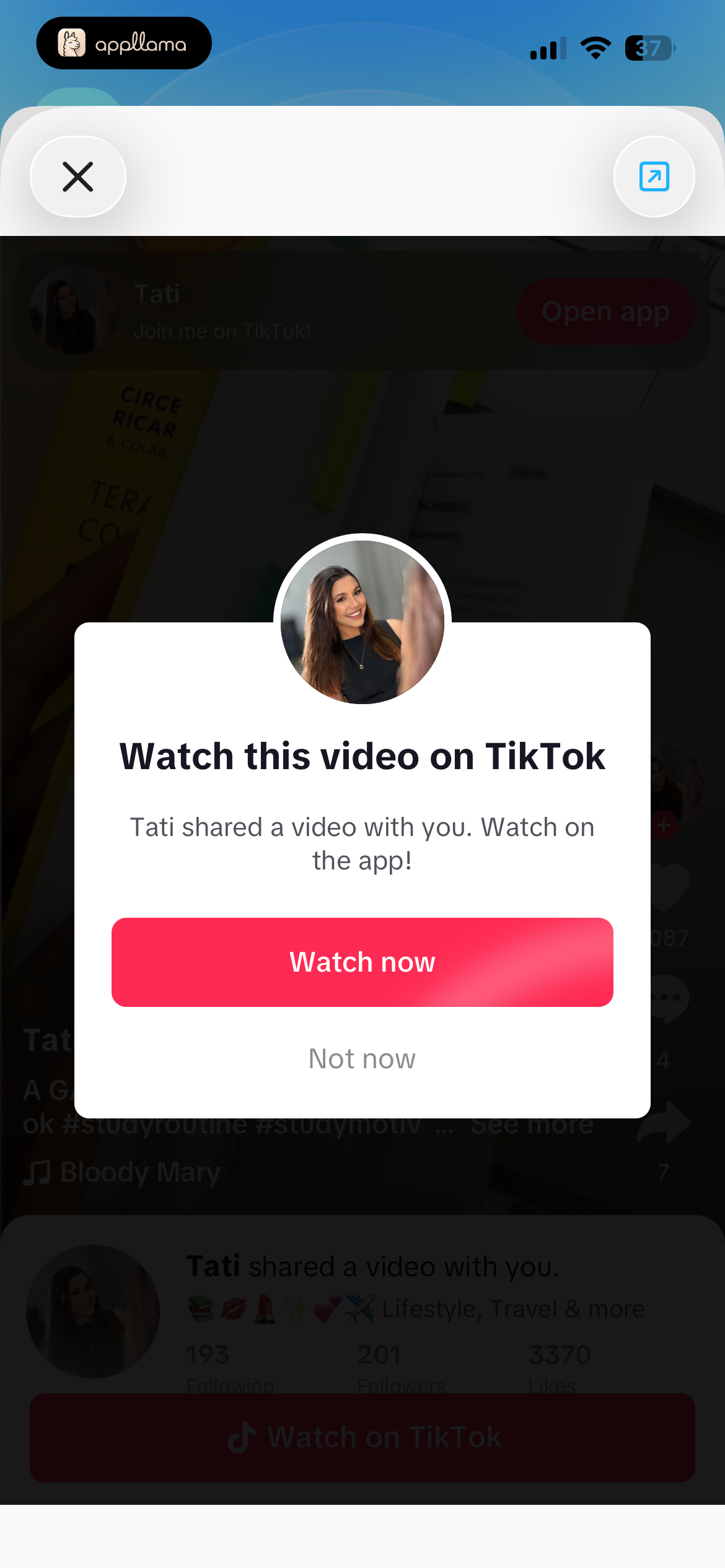 TikTok Video Redirect