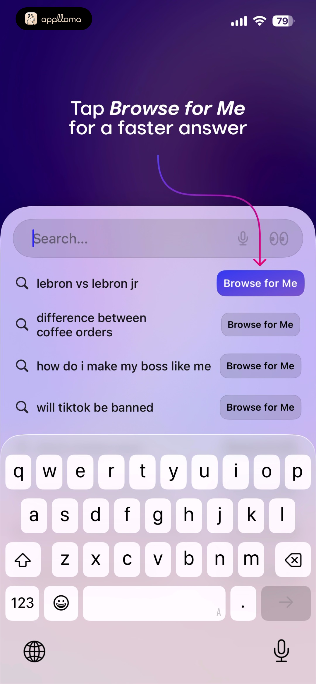 Browse for Me Search