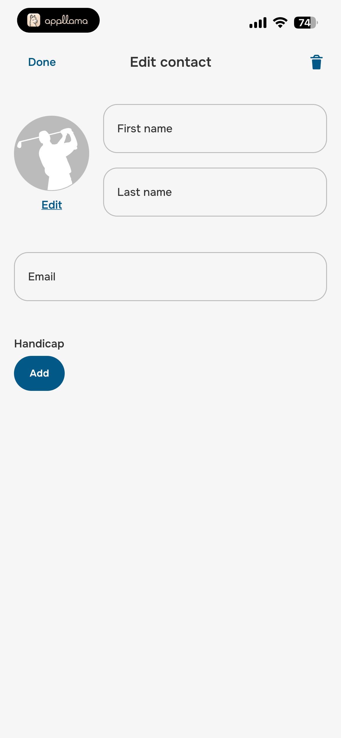 Edit Contact
