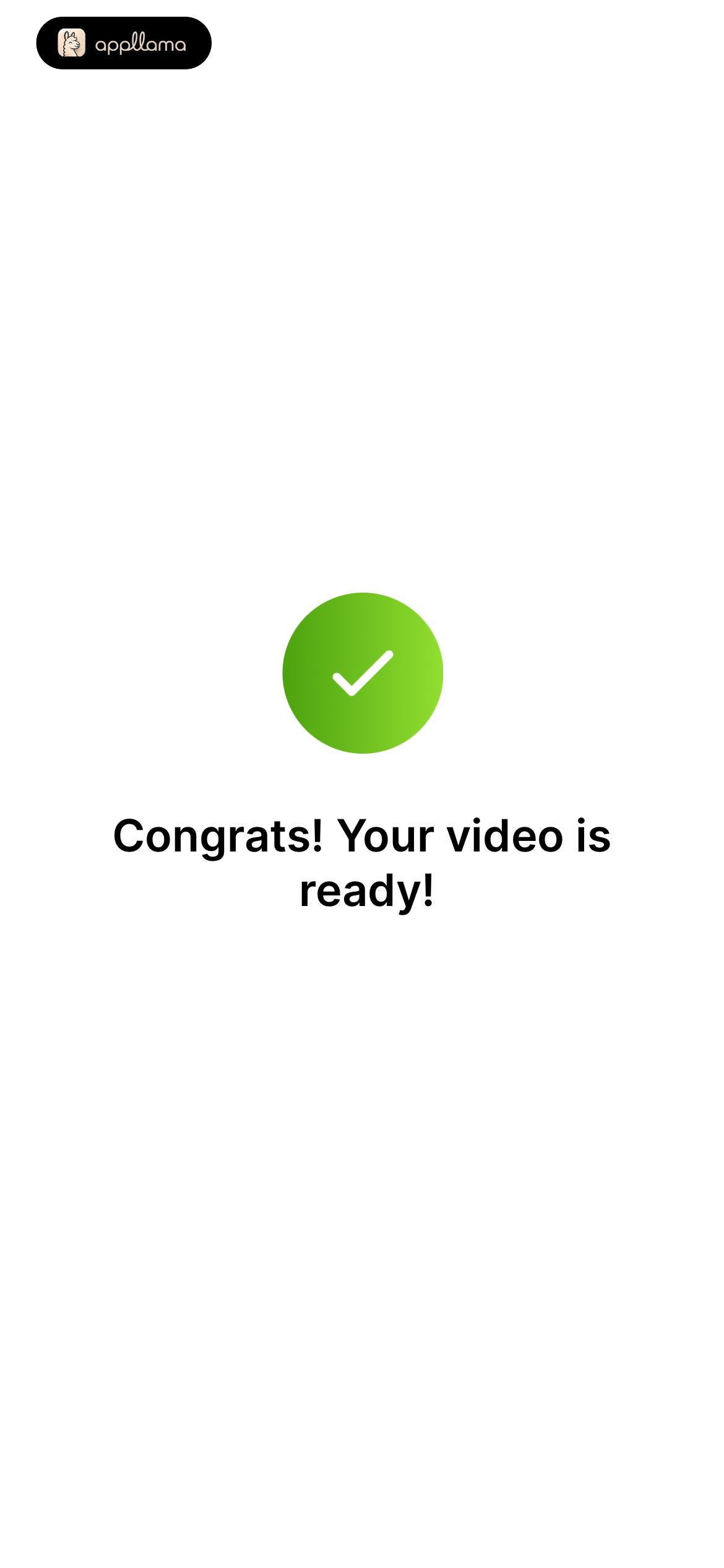 Video Ready Success