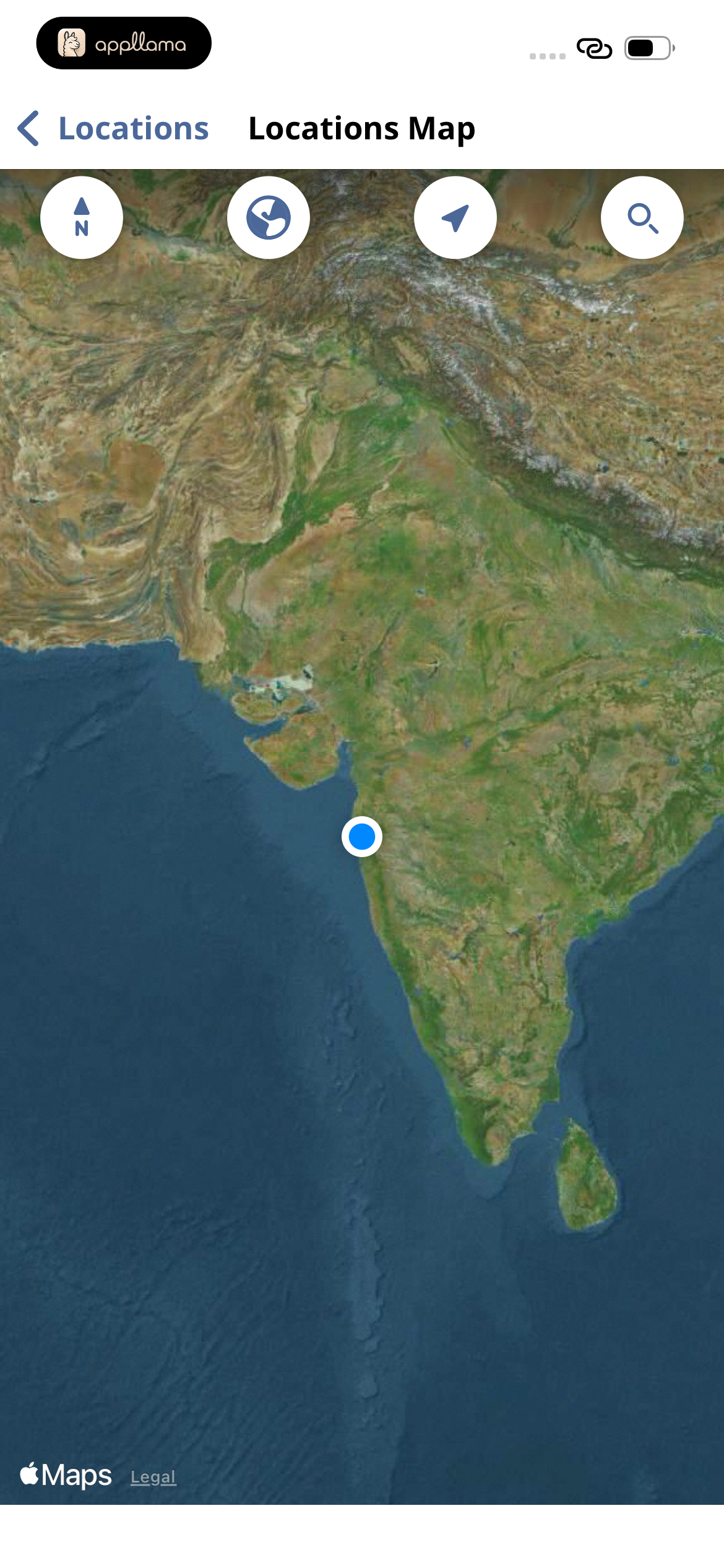 Locations Map