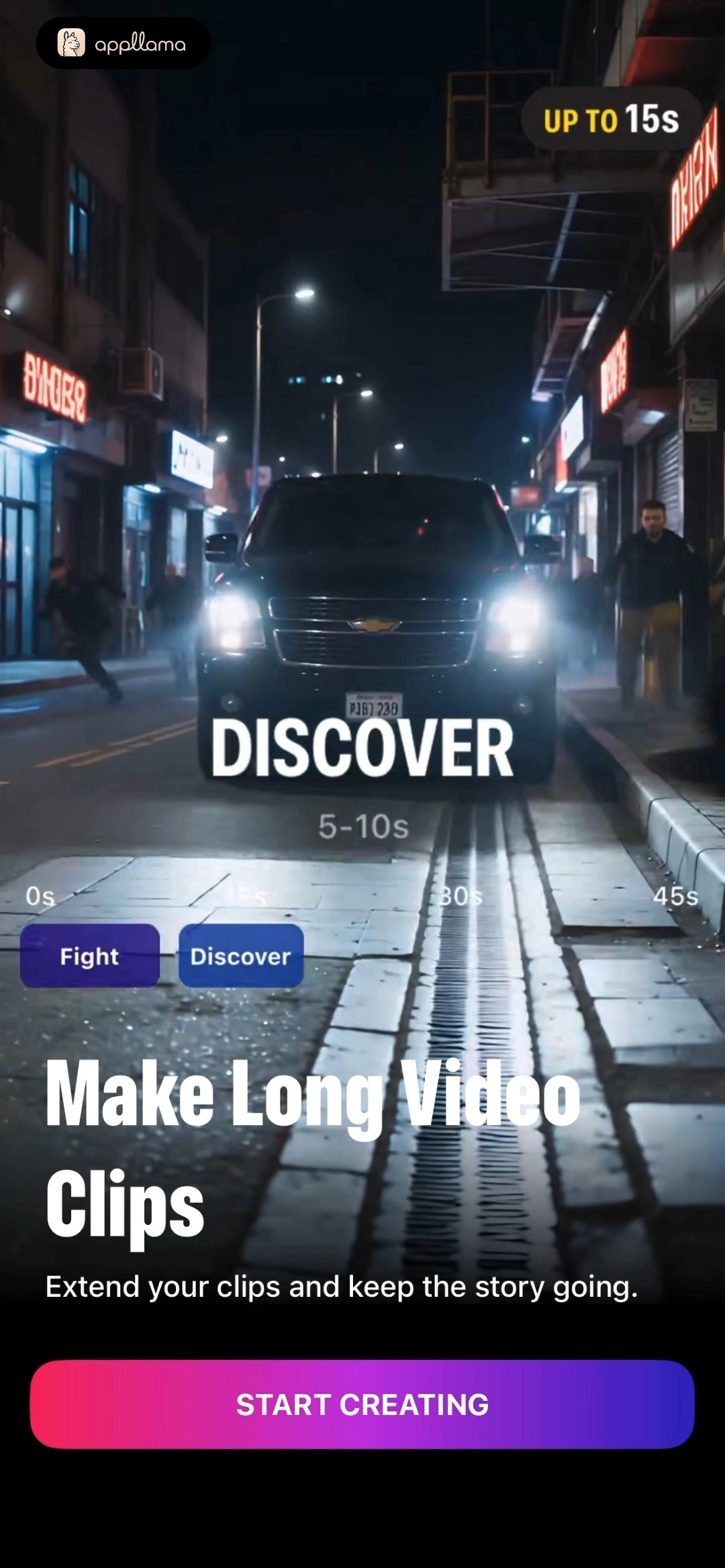 Long Clips Discover Step