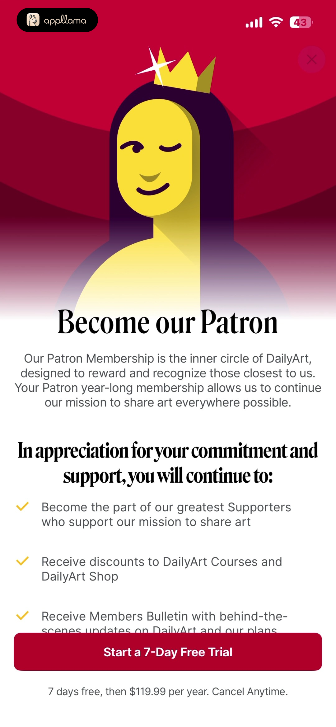 Patron Subscription