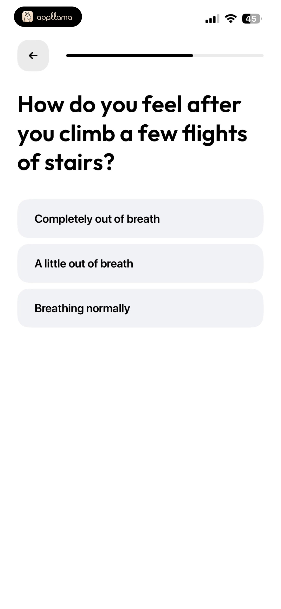 Stair Climbing Fitness Test