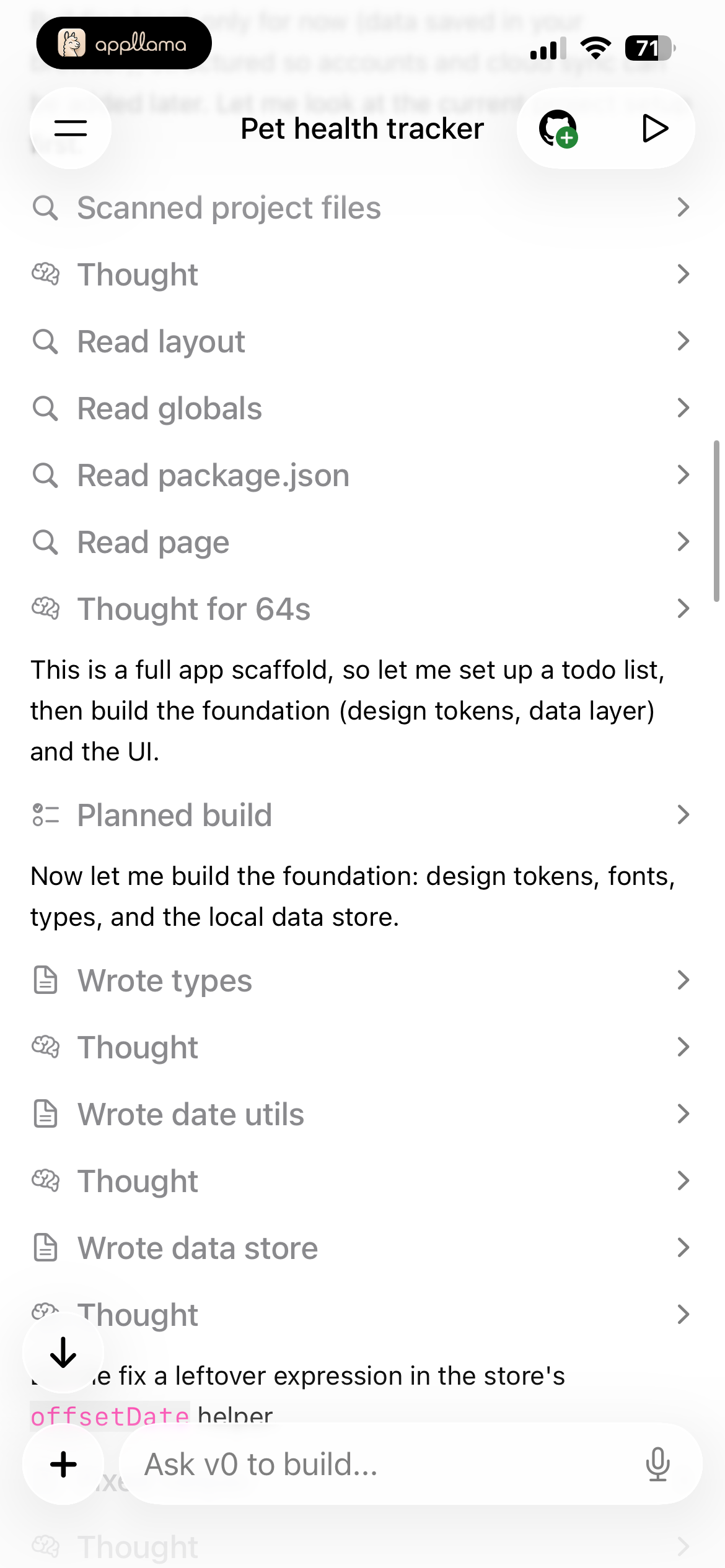 Pet Tracker Build Chat