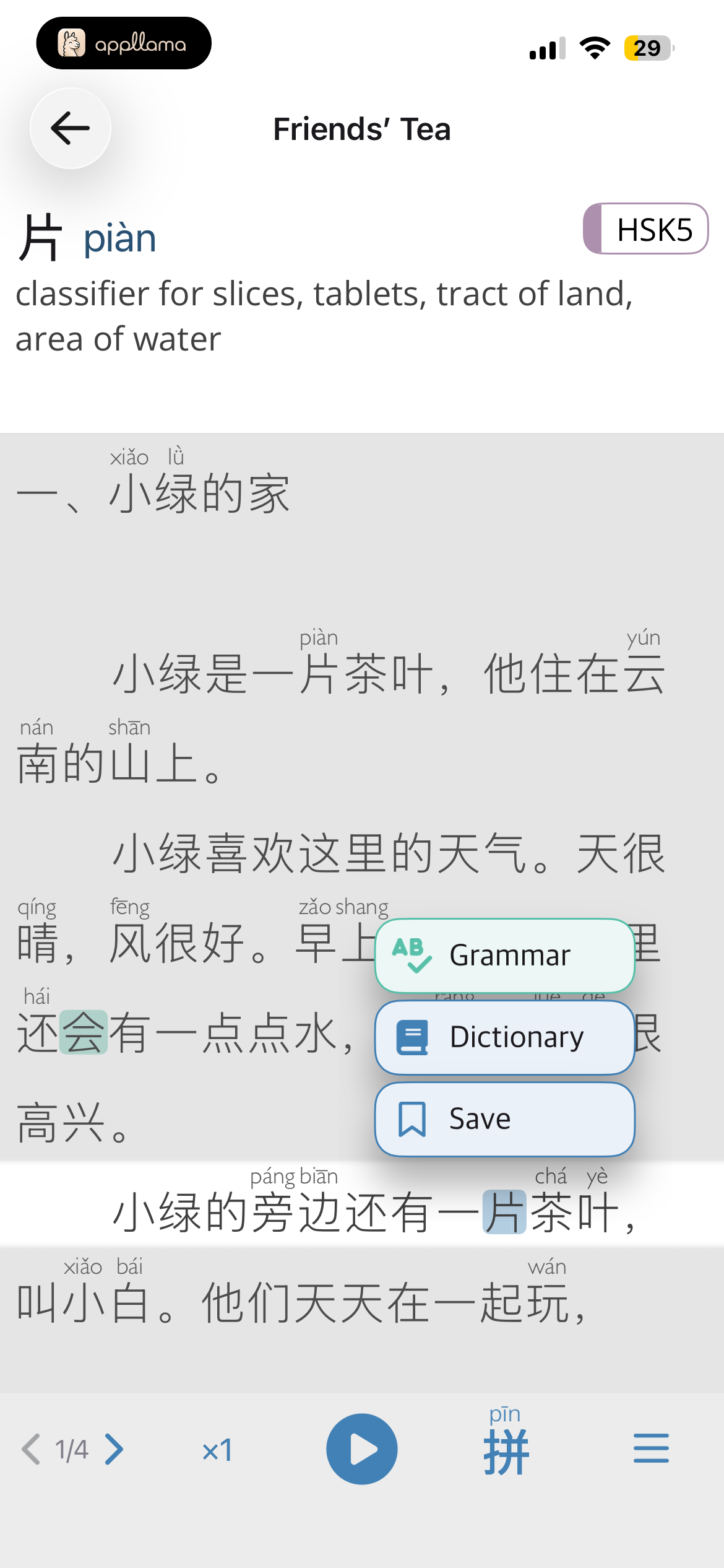 Audio Reading Player