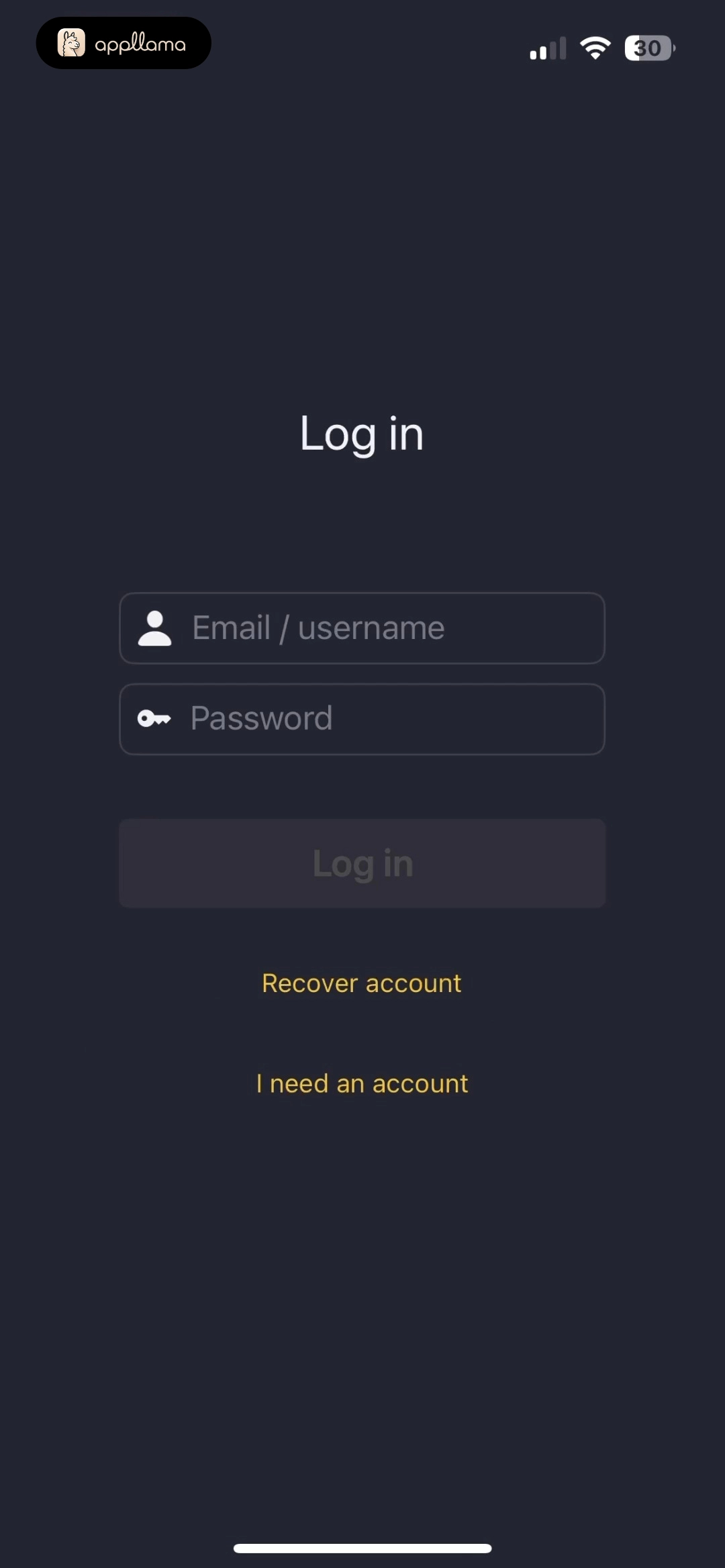 Log In