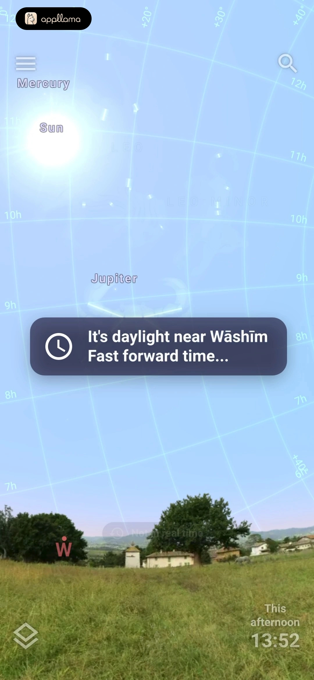 Daylight Sky Map
