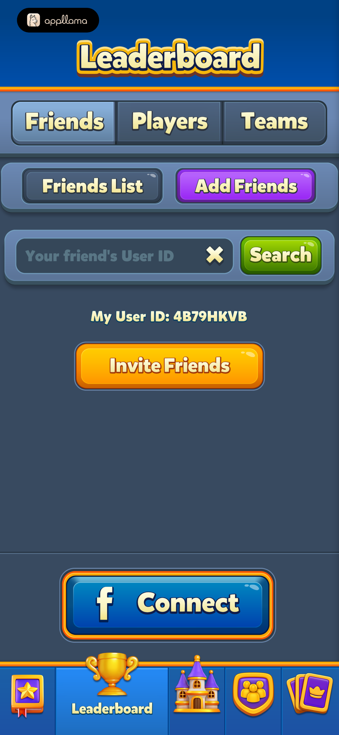 Friend Search and Invite