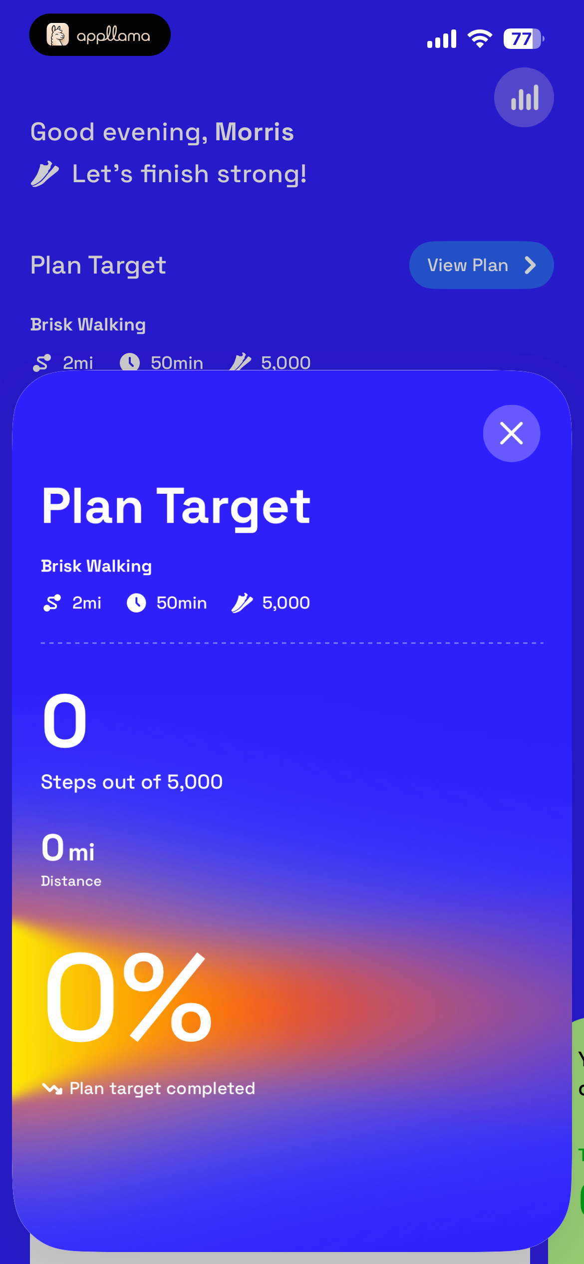 Plan Target Detail