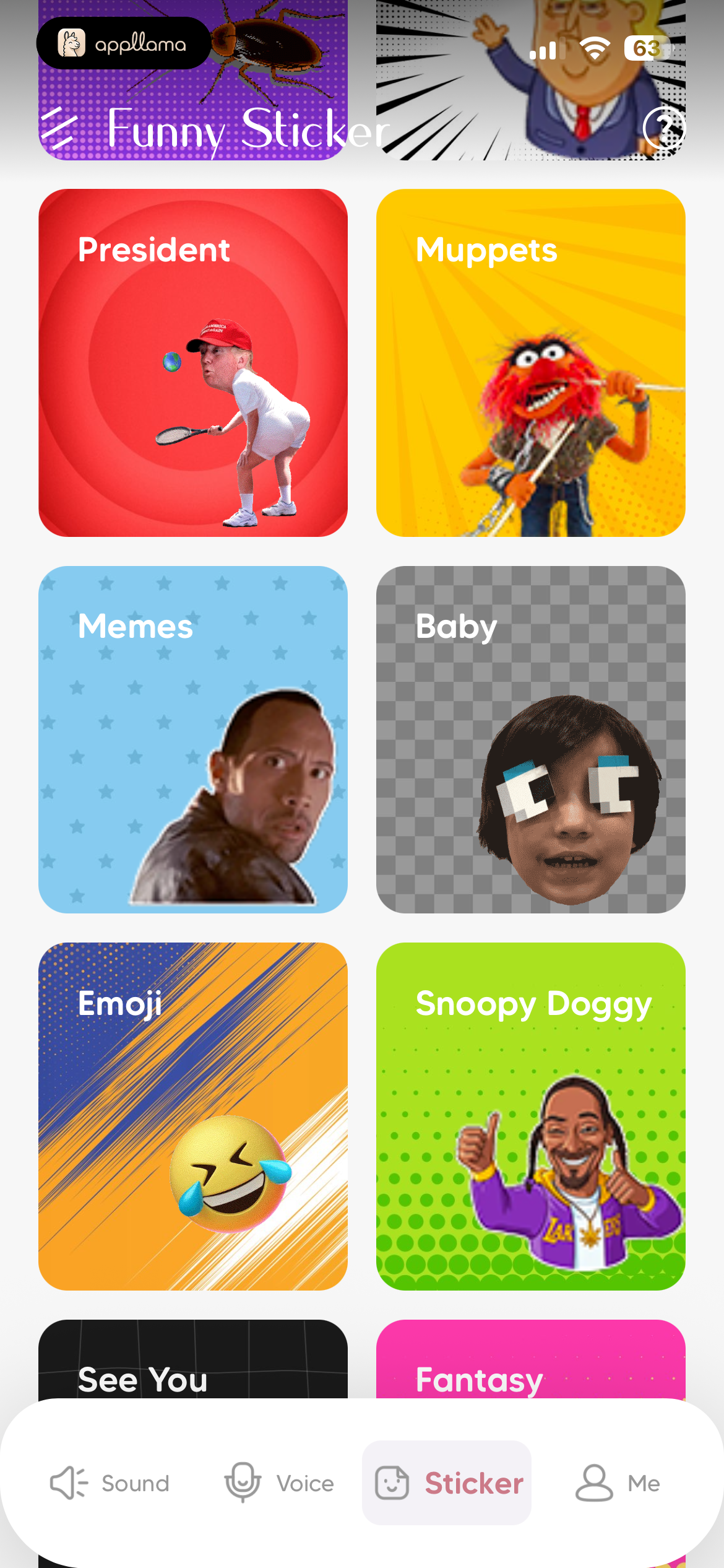 Sticker Categories
