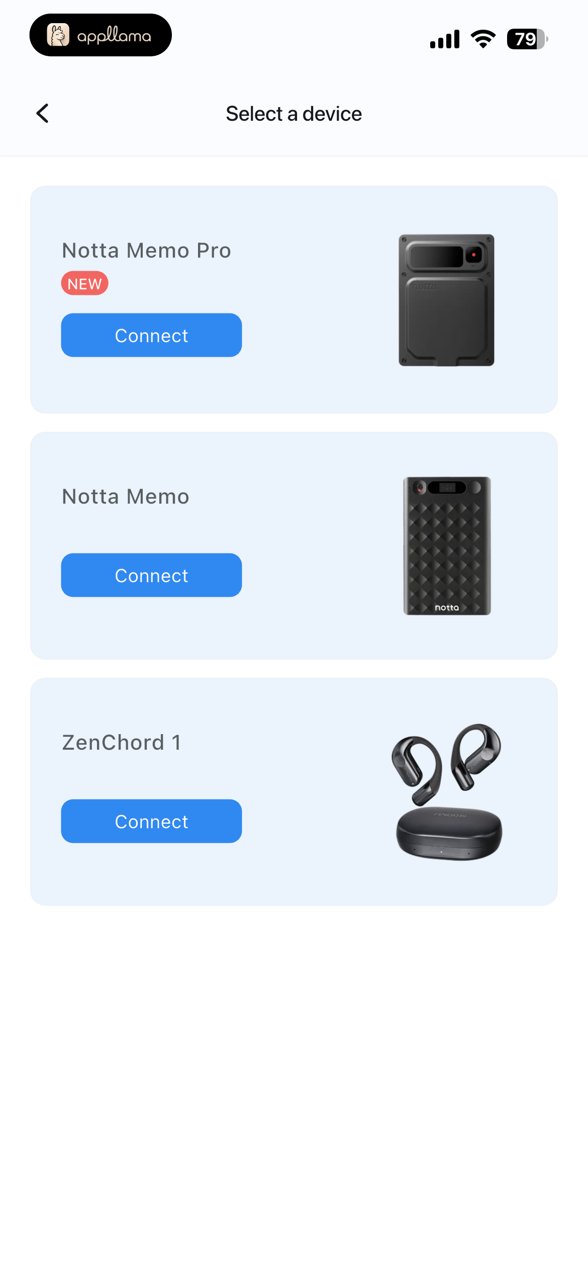 Device Selection