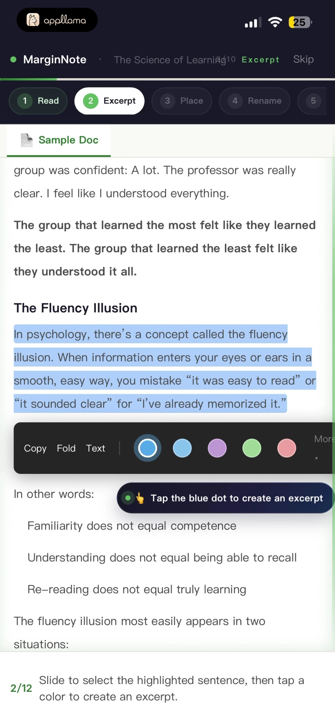 Excerpt Color Picker