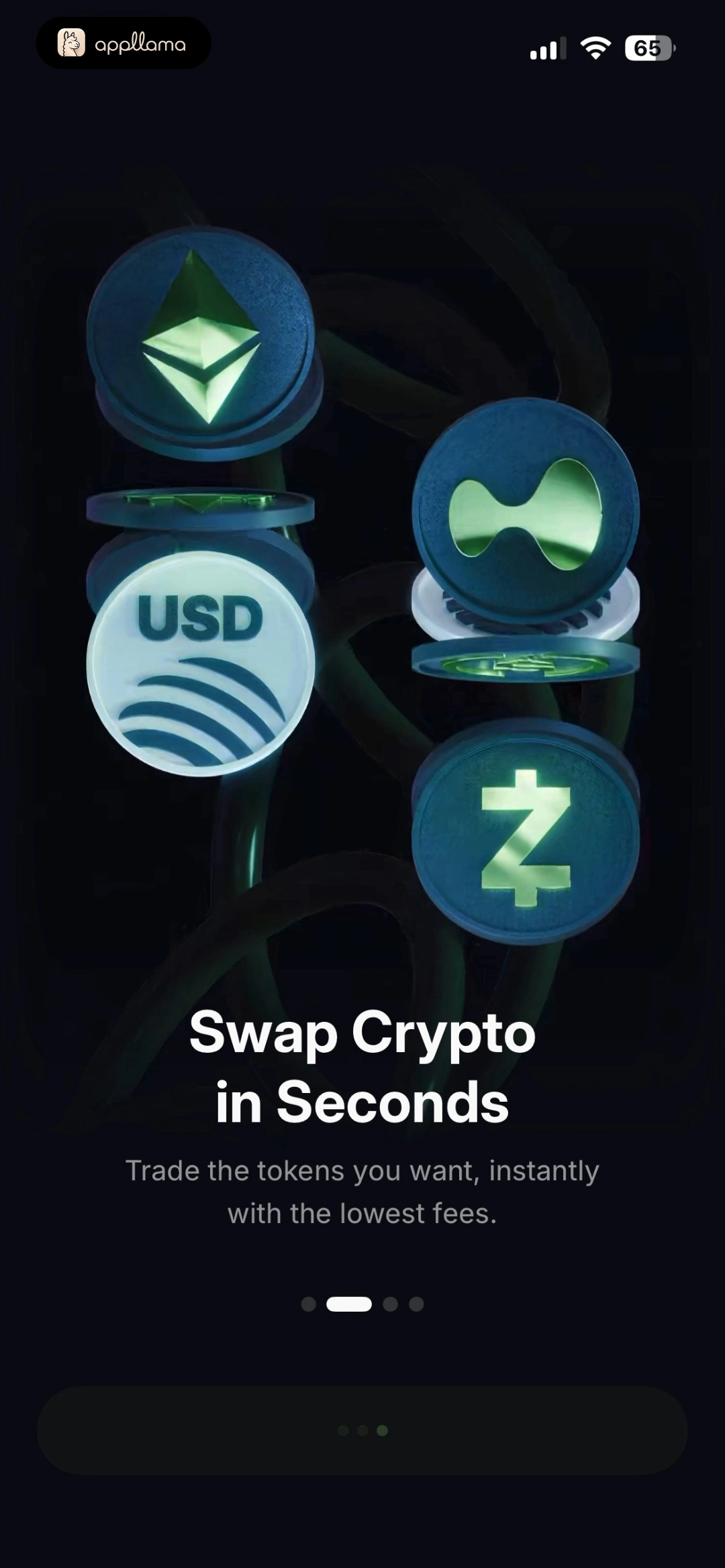 Crypto Swap Onboarding