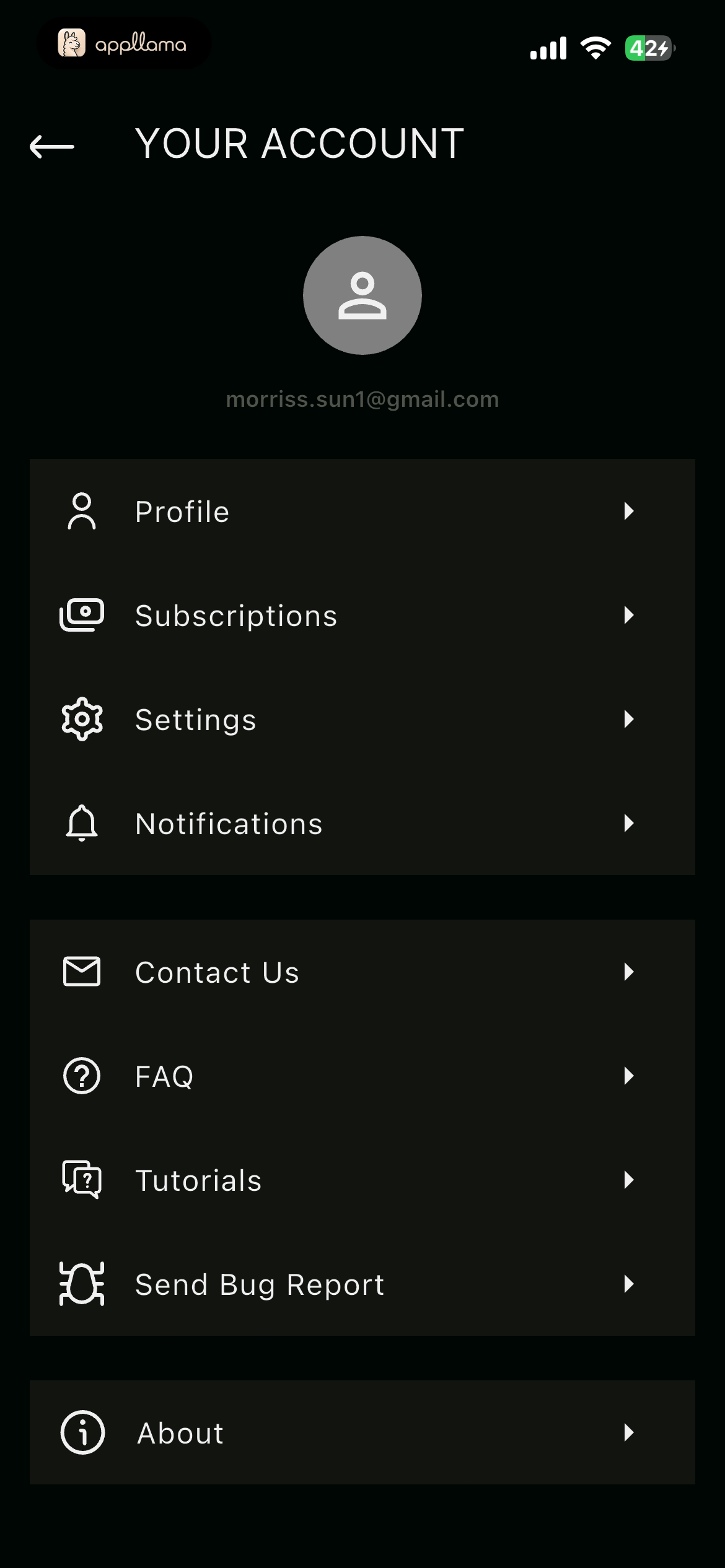 Your Account