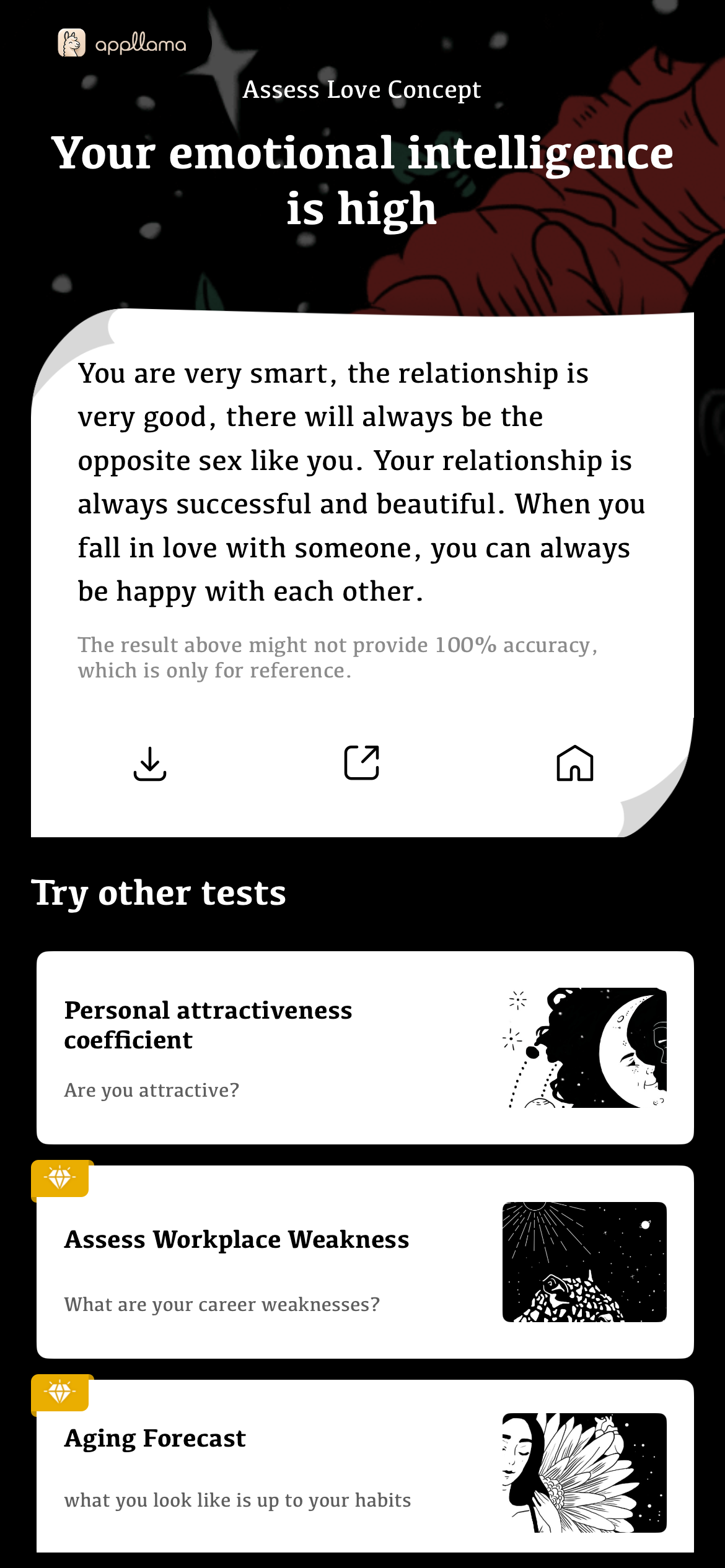 Love Concept Result