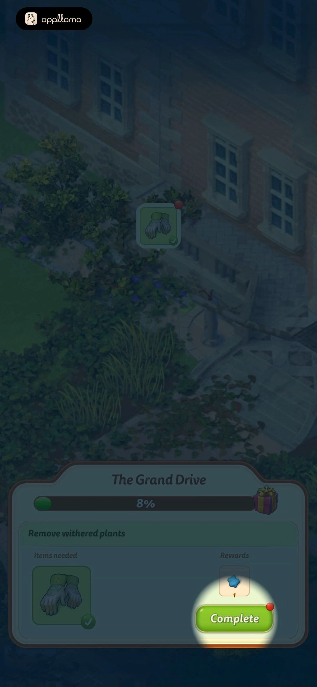 Garden Task Continue Guide