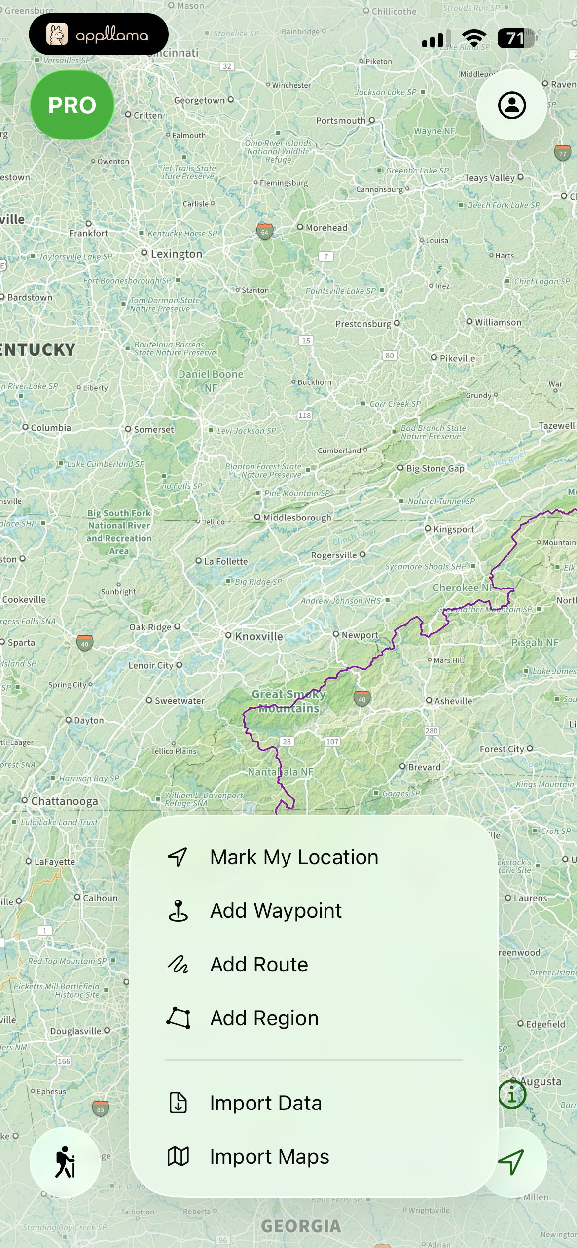 Map Add Menu