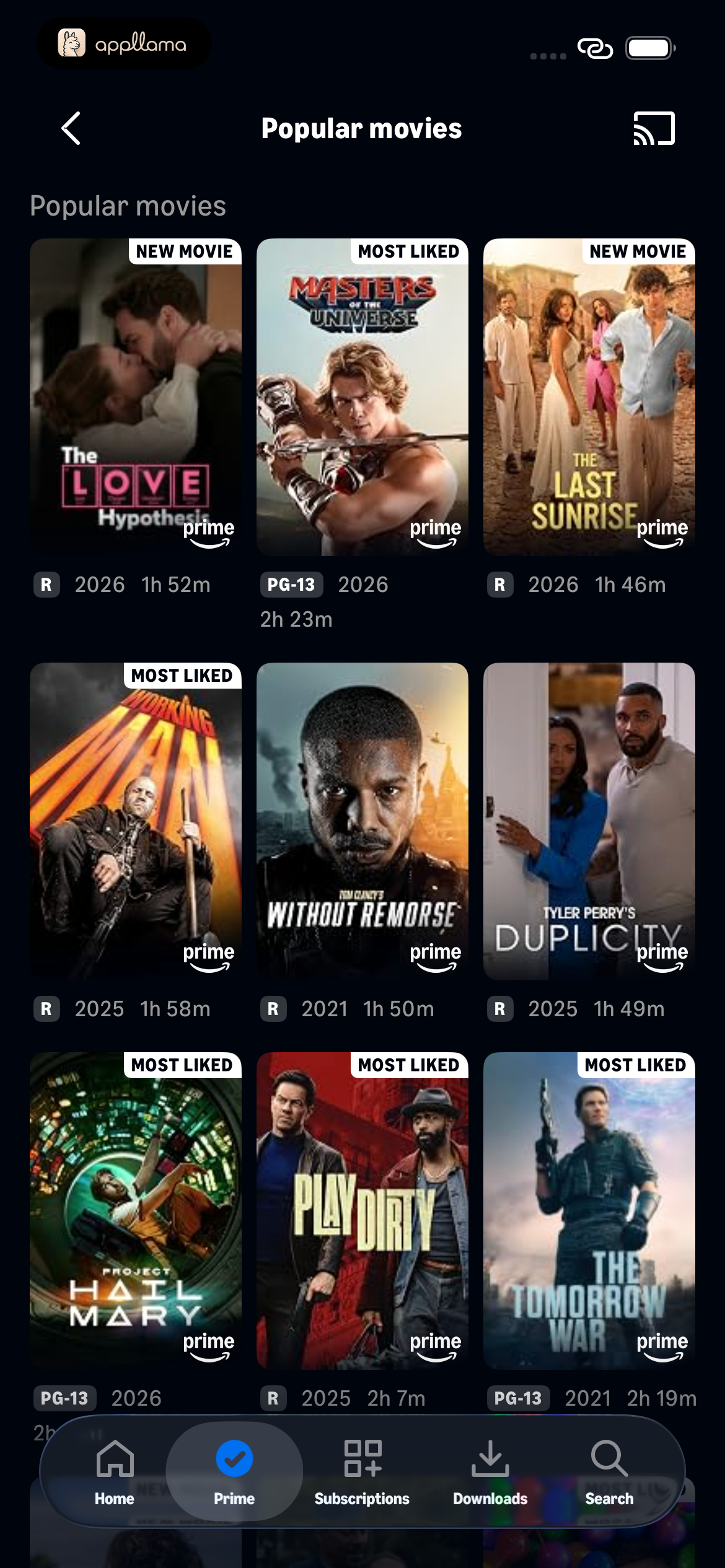 Popular Movies