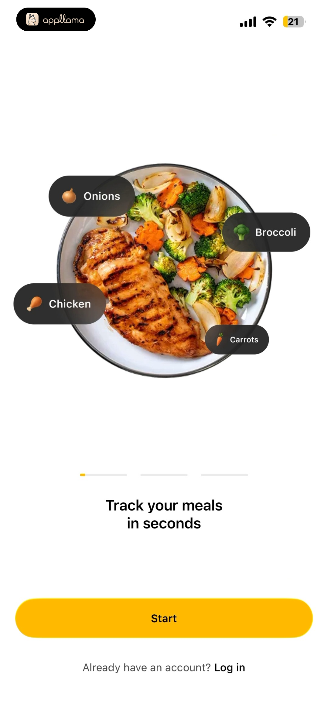 Onboarding Meal Tracking