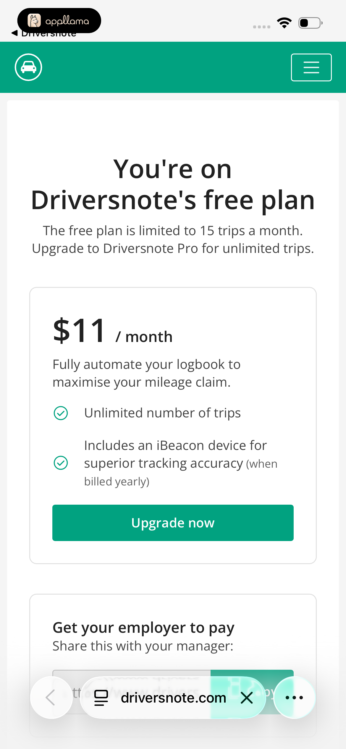 Subscription Upgrade