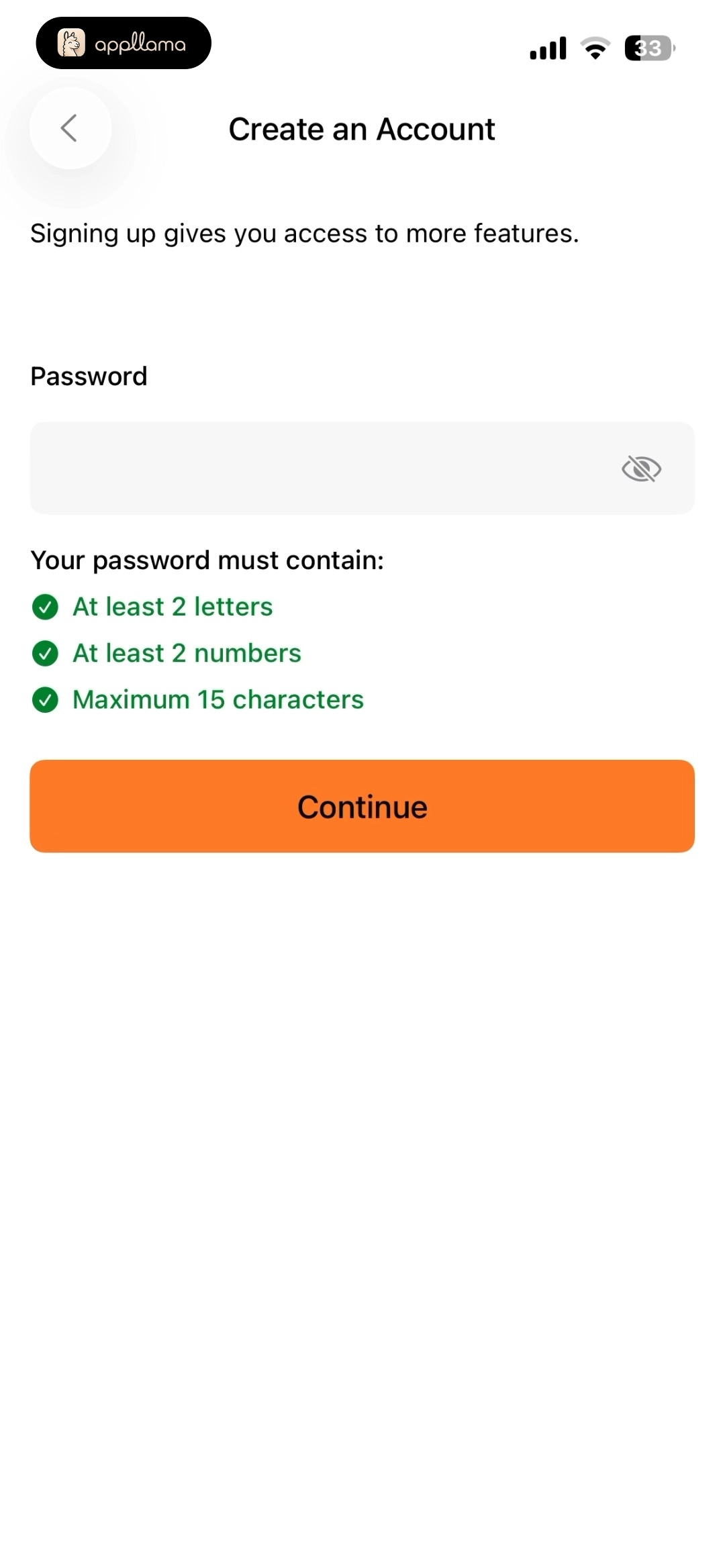 Password Creation