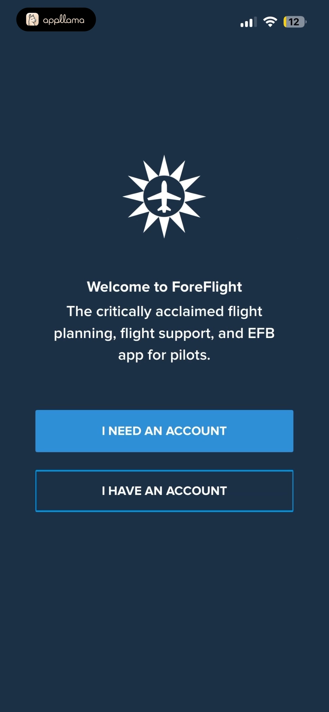 Welcome Account Choice