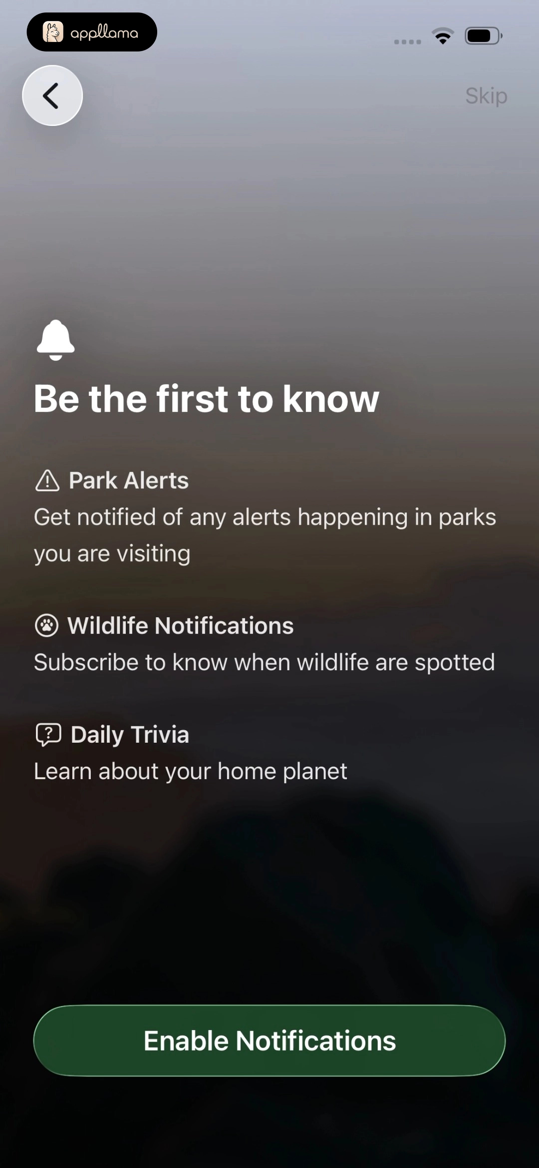 Notification Opt-In
