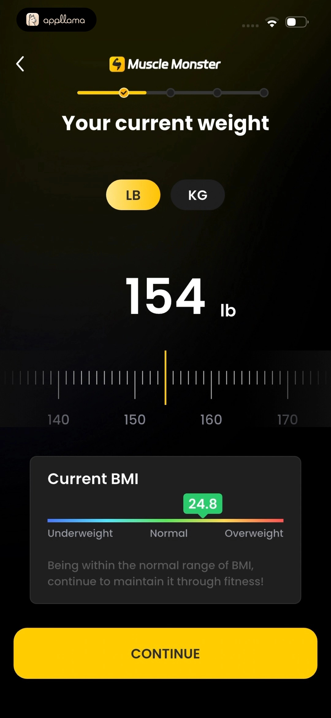 Current Weight Picker