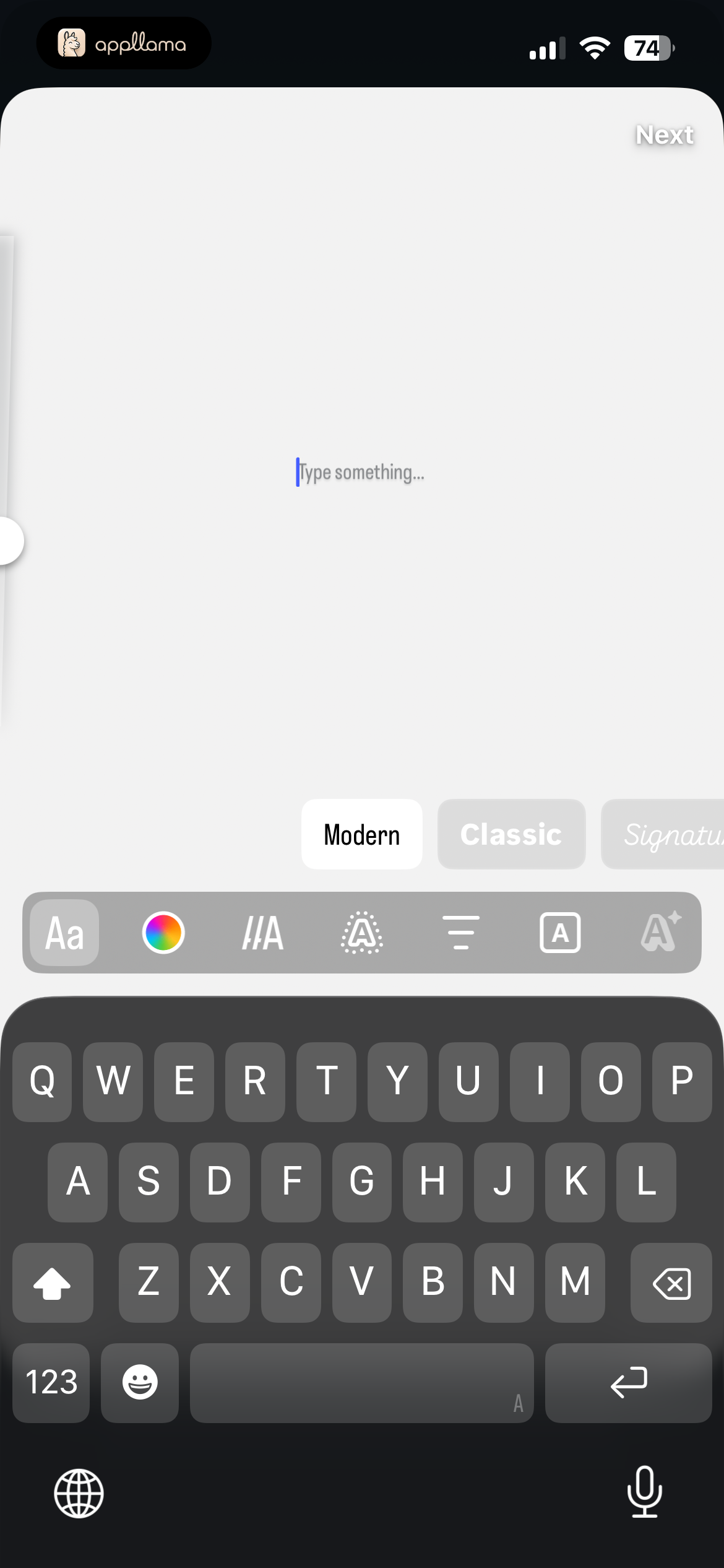 Story Text Editor