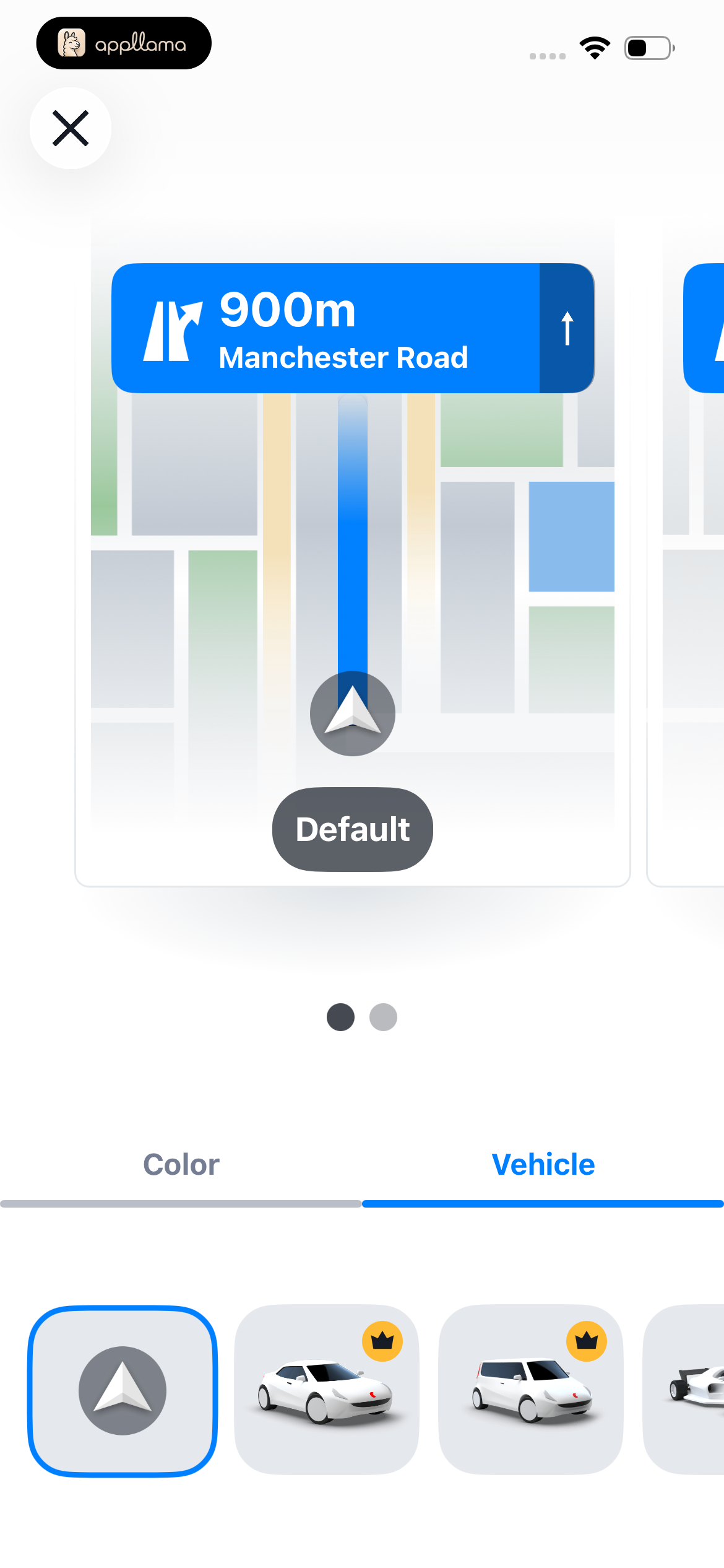Navigation Vehicle Style