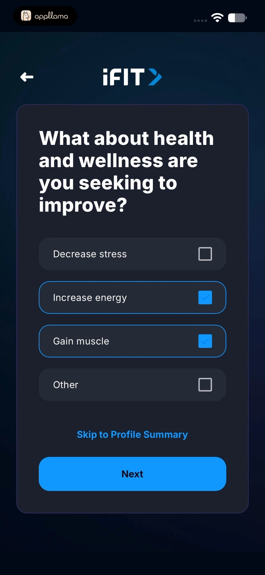 Health and Wellness Goals