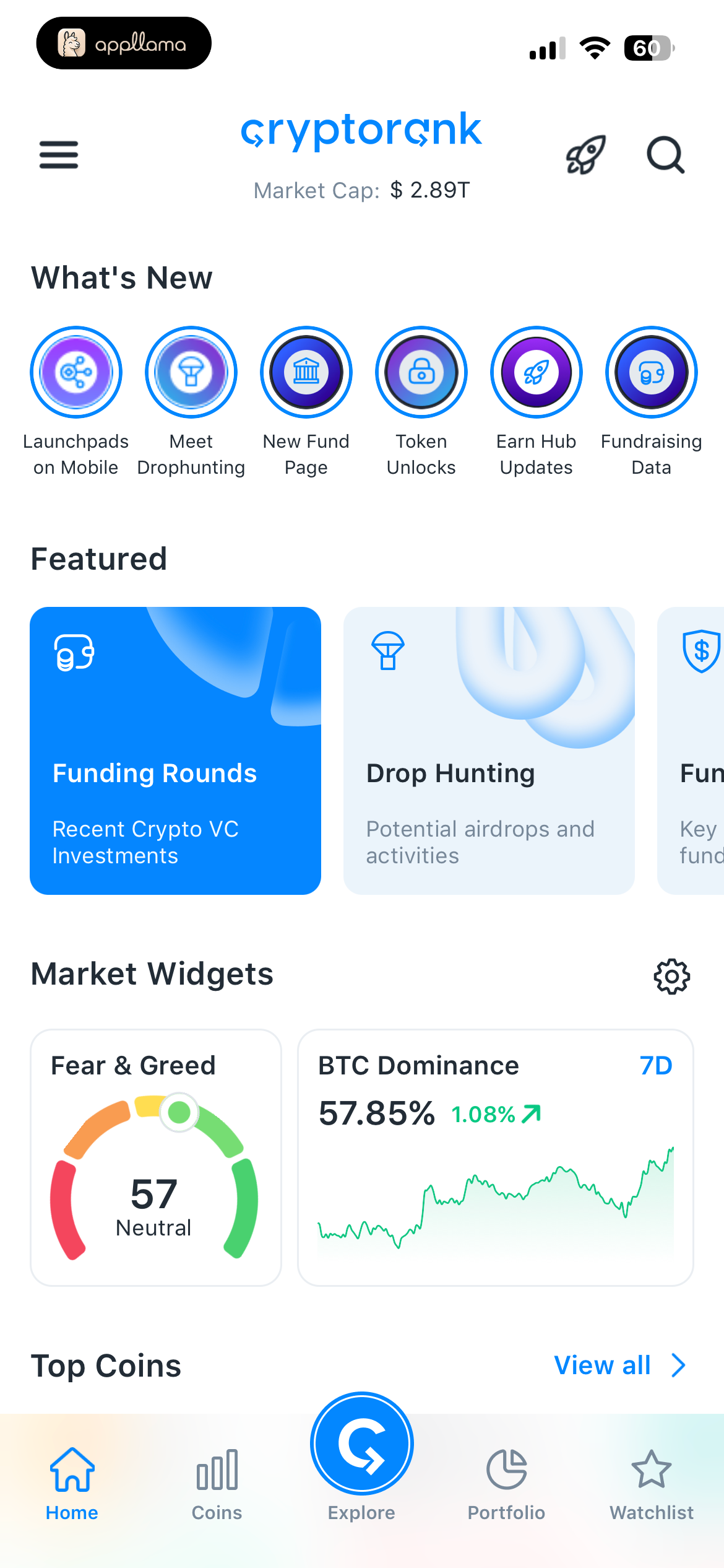 Home Dashboard
