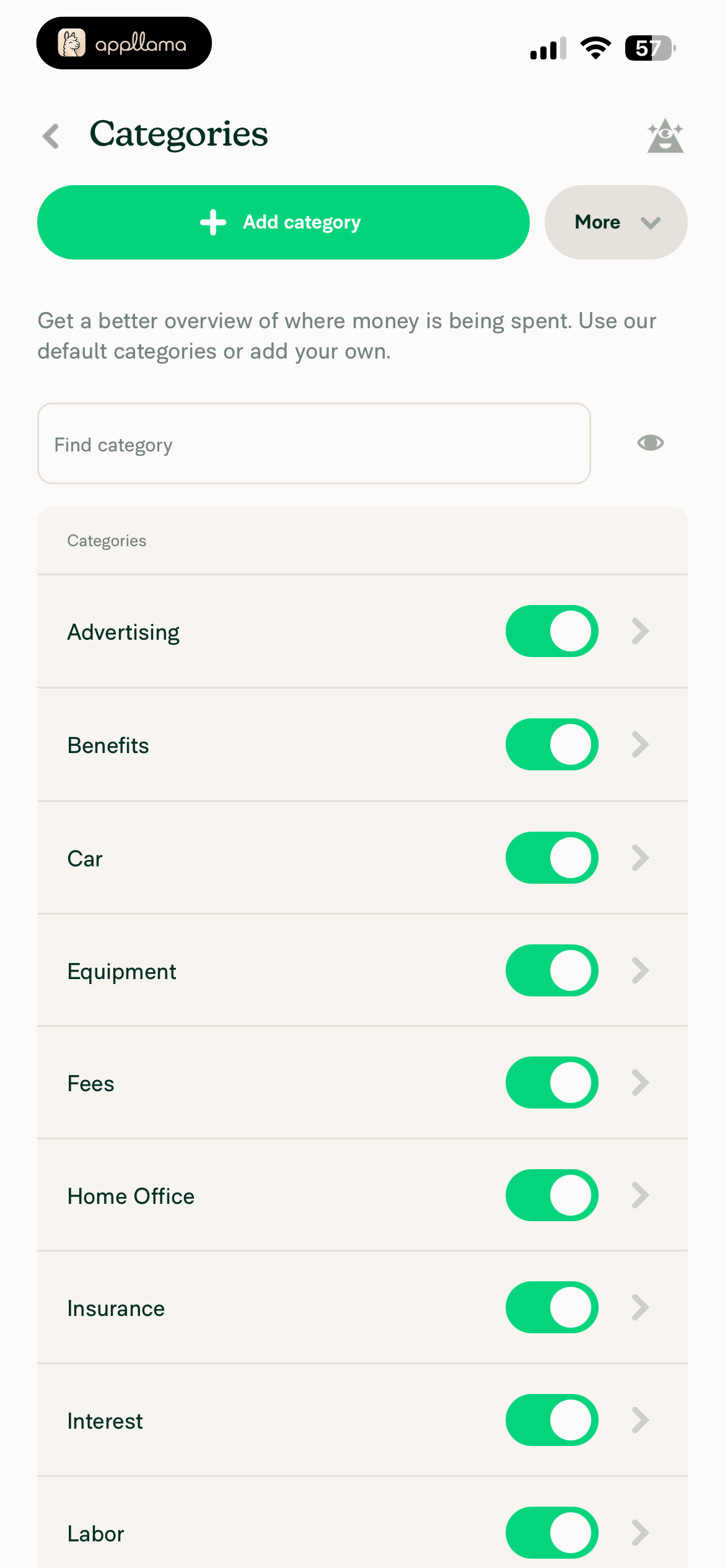 Categories