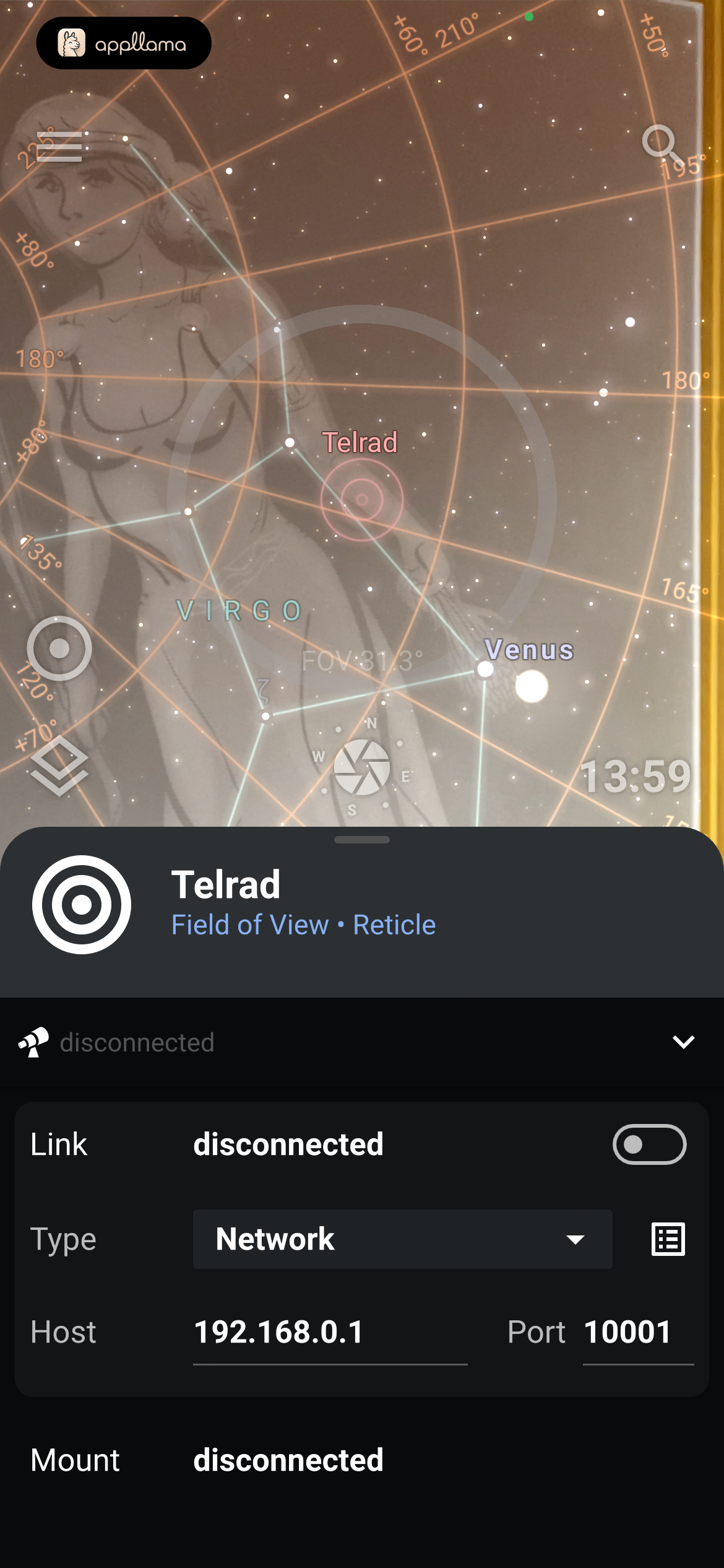 Telrad Sky View