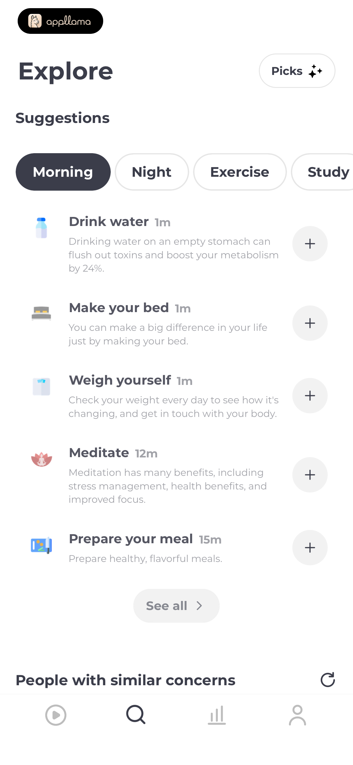 Explore Suggestions