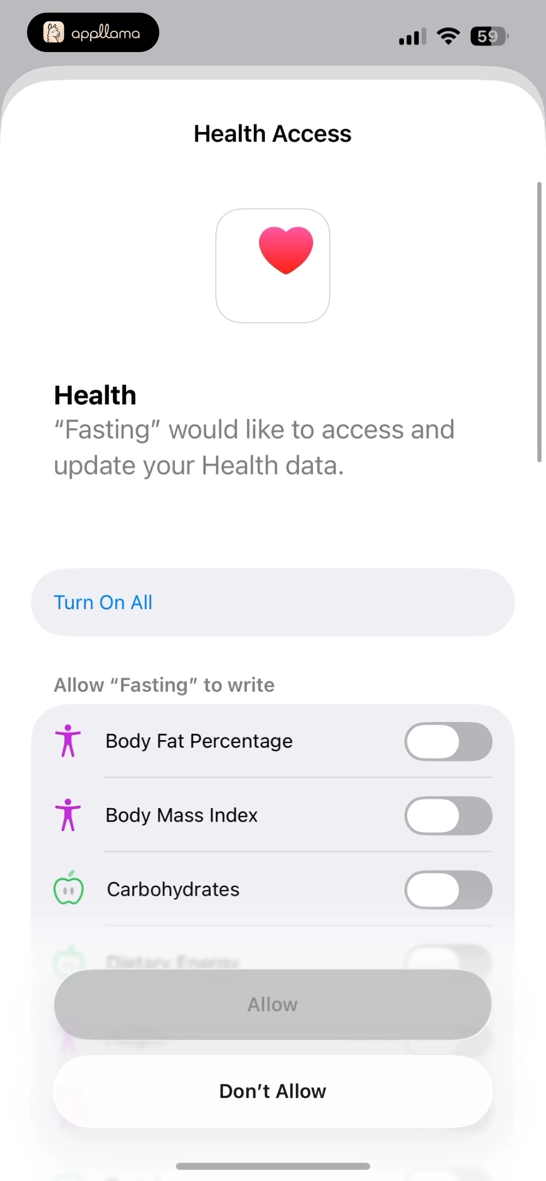 Health Access Permission