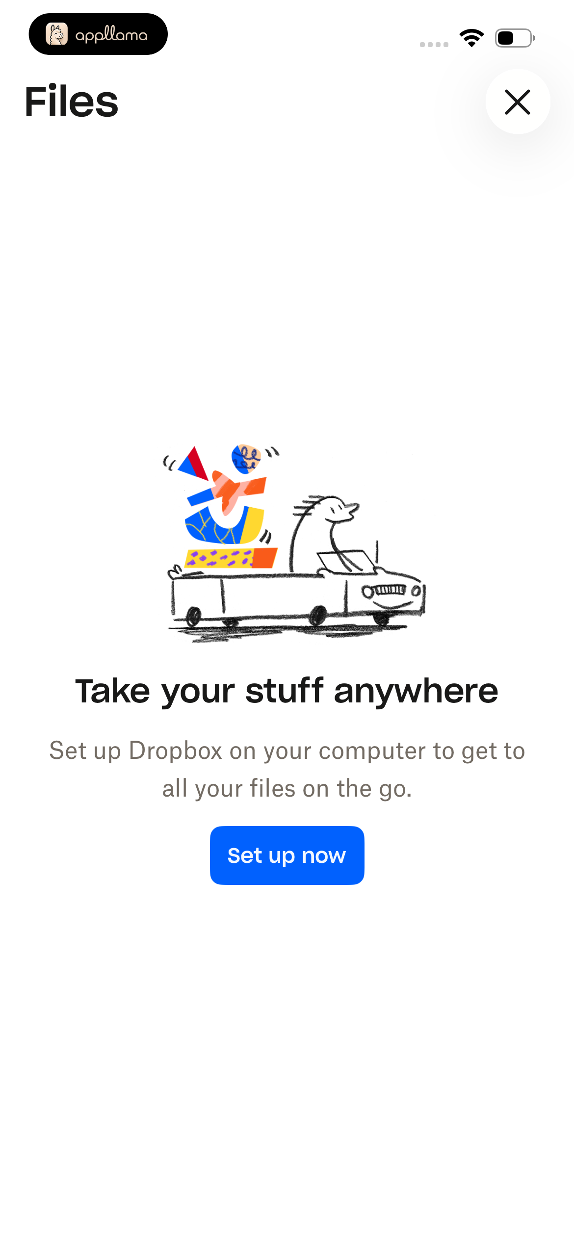 Files Setup Intro