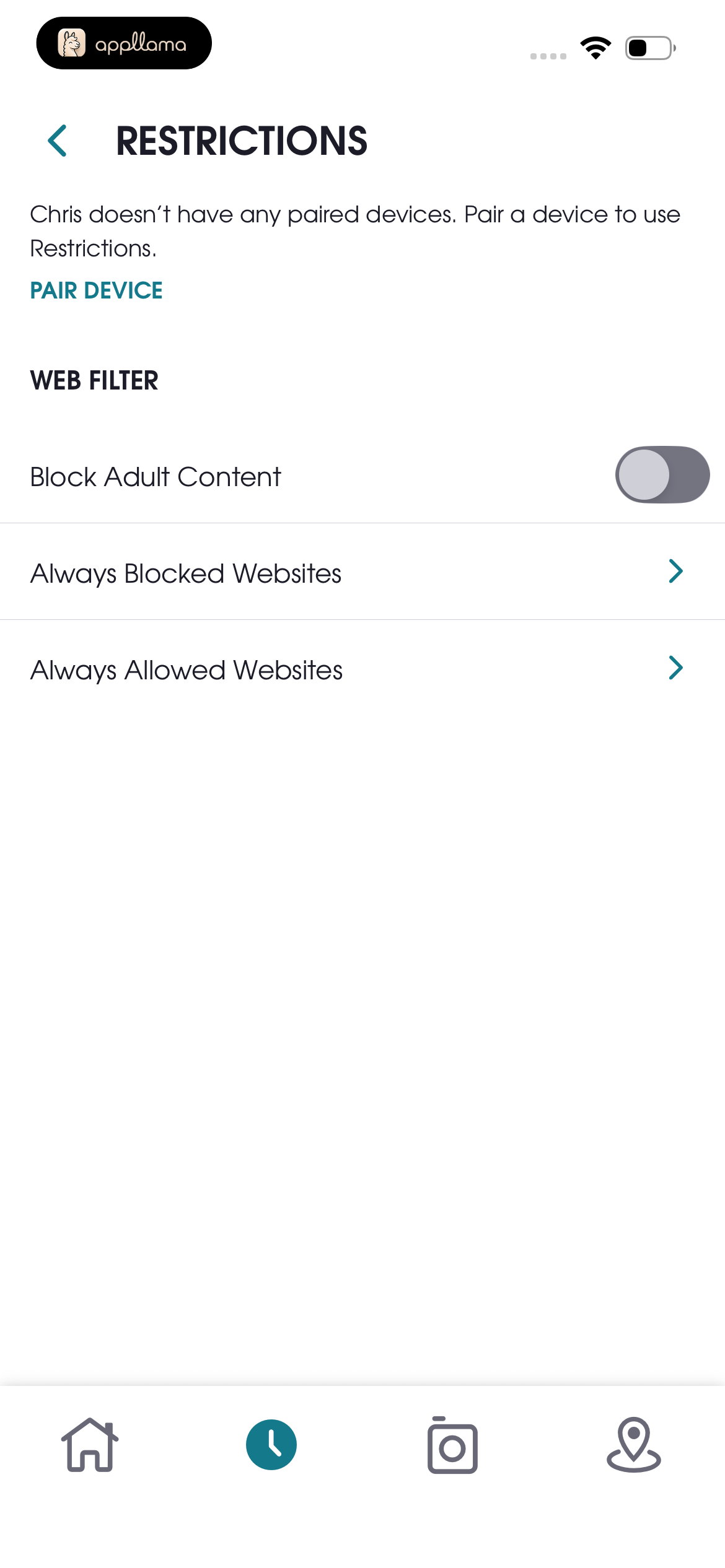 Restrictions