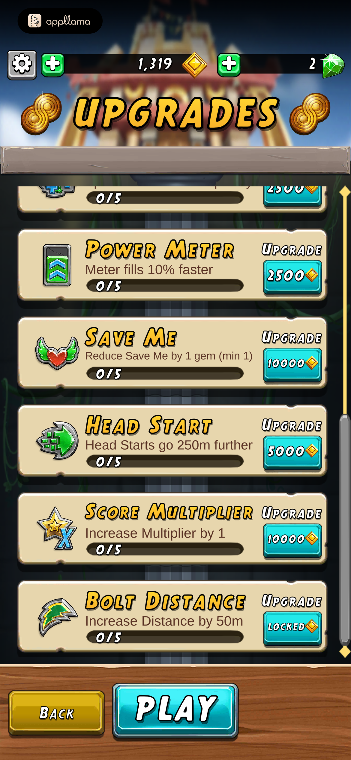 Upgrades