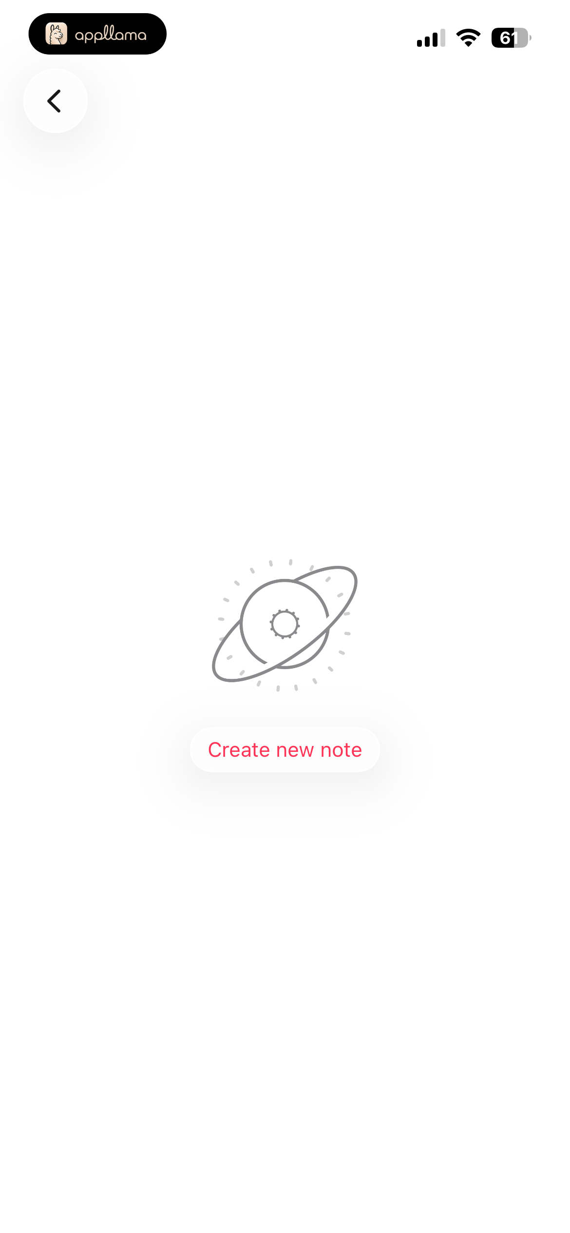 Empty Notes State
