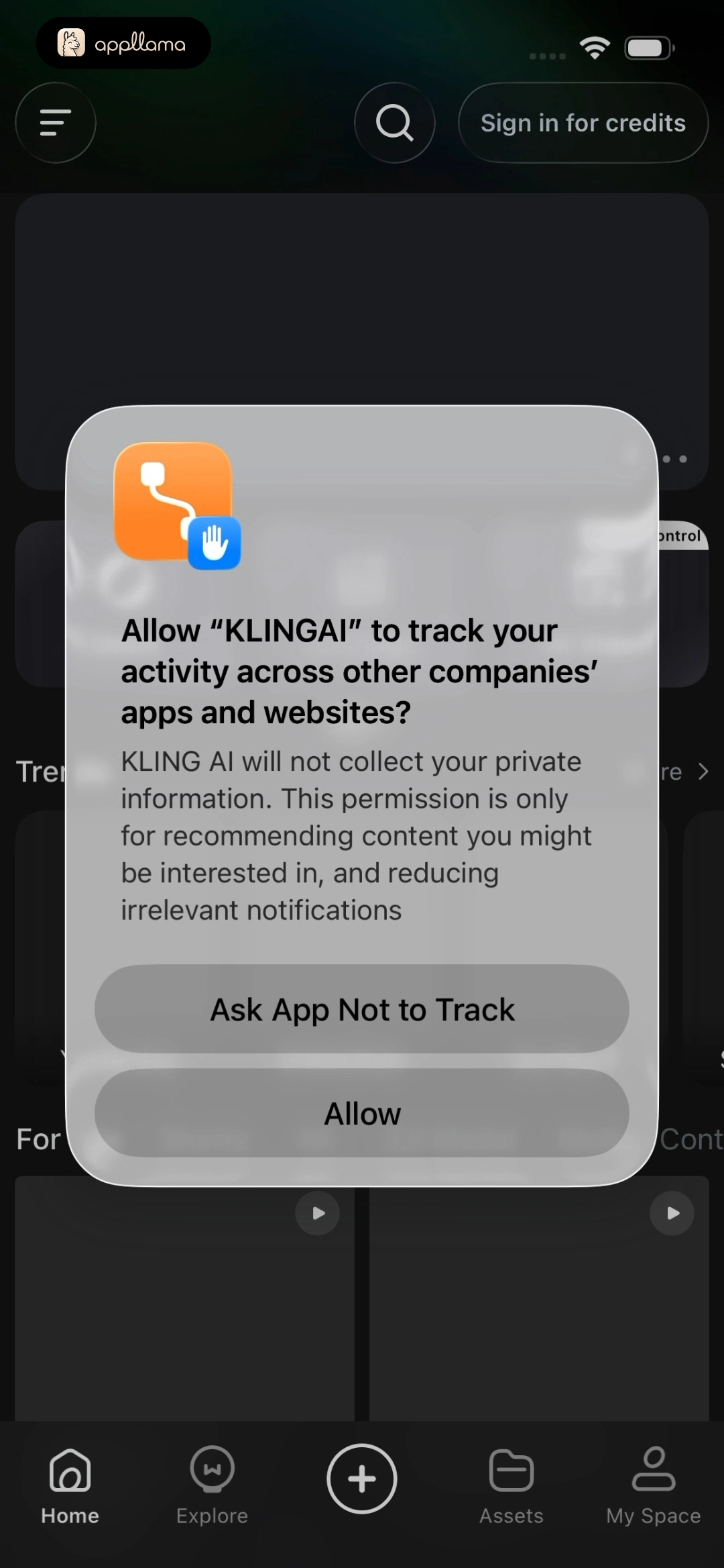 Tracking Permission